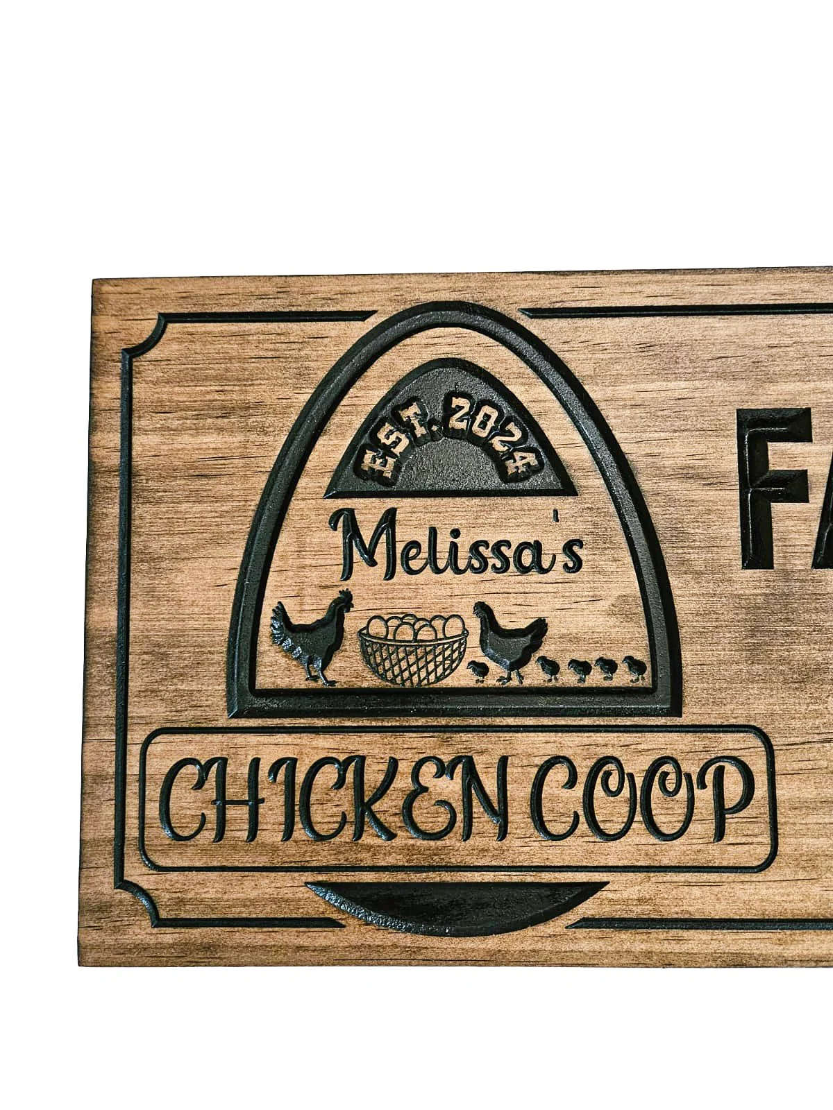 Farm Fresh Eggs - Chicken Coop Sign - Homestead (CWD-813) (2).jpg