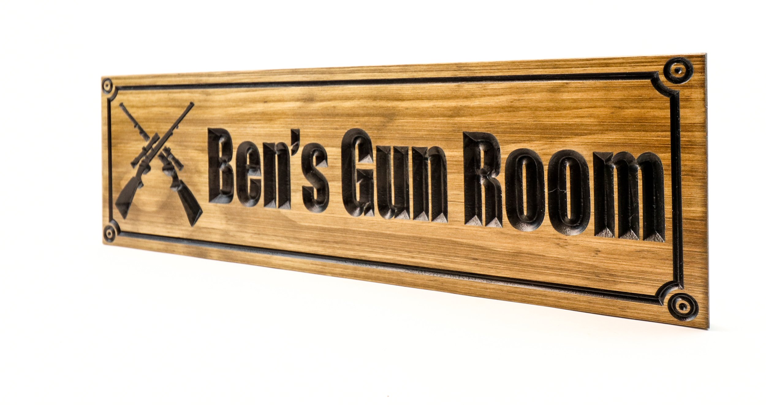 Gun Room Sign - Man Cave Sign - Second Amendment (CWD-394)