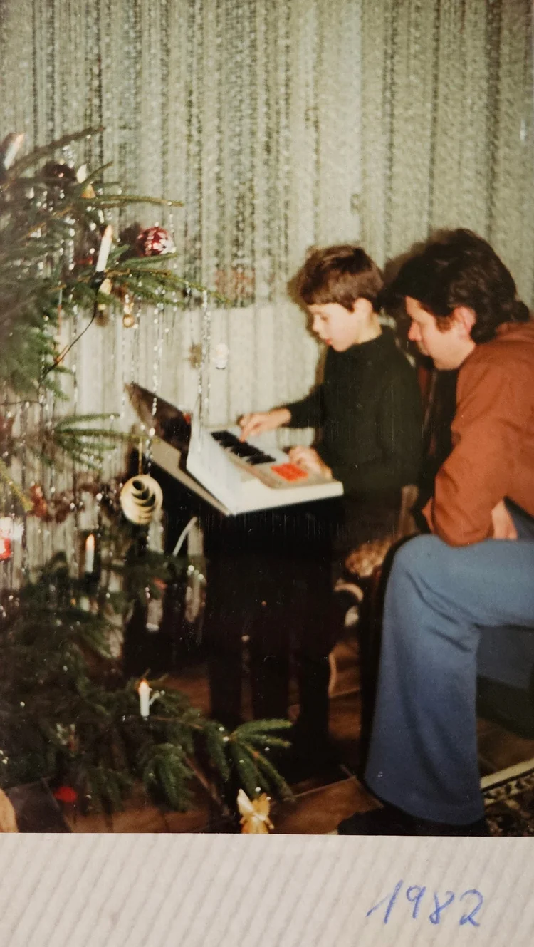 Die neue Orgel an Weihnachten 1982