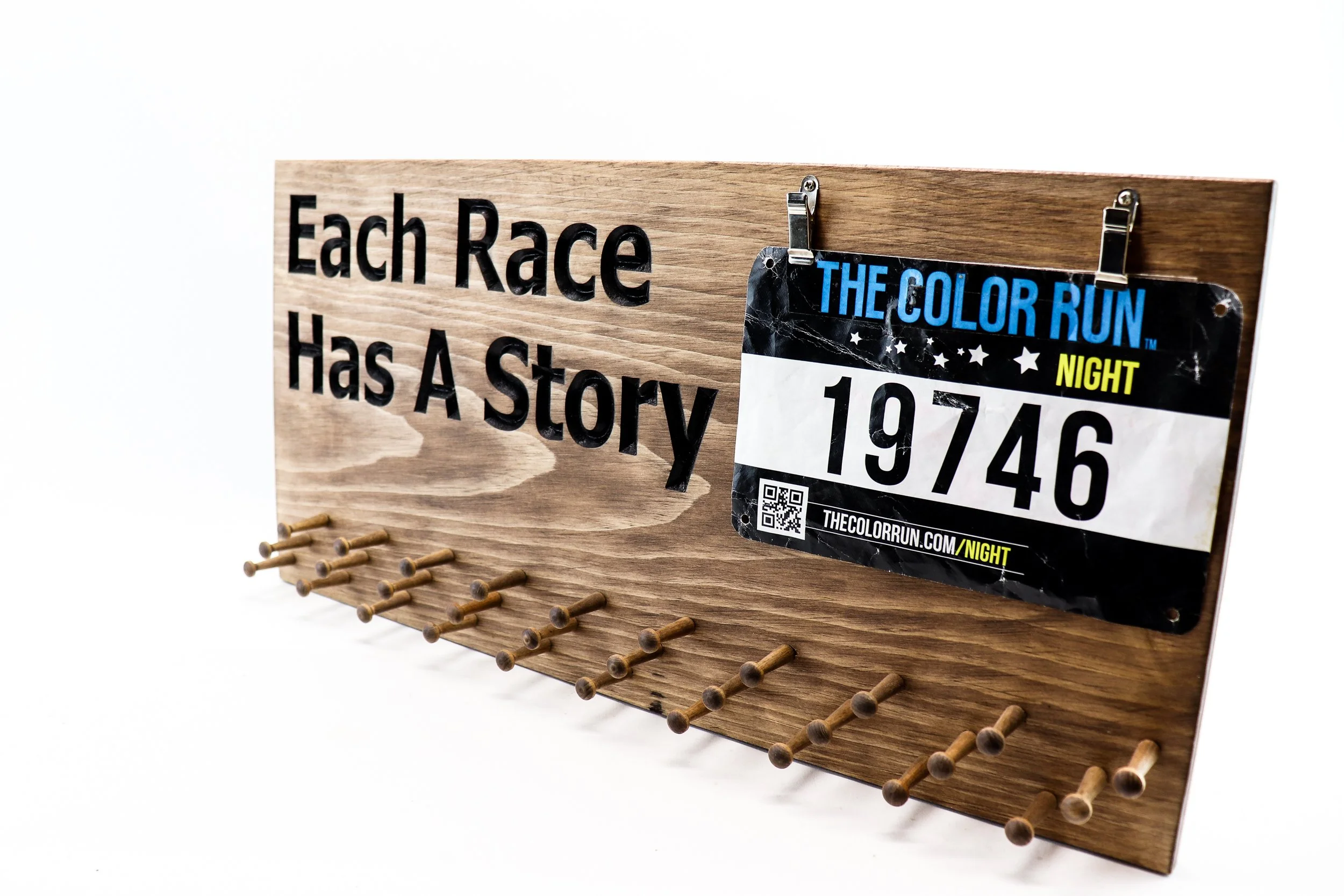Medal display - Running Medal Holder - Marathon - Ribbon Display (CWD-752) (3).jpg