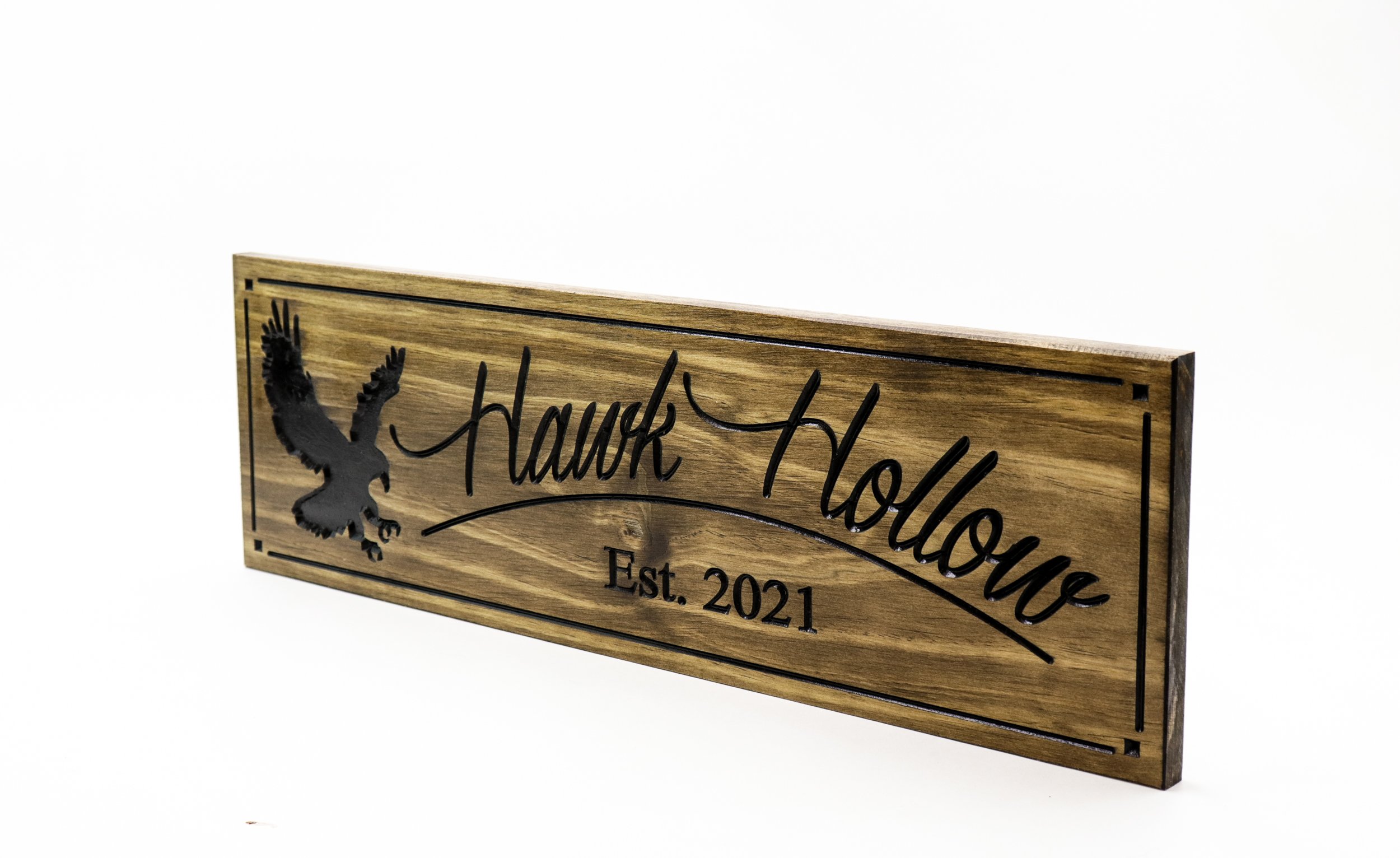 Family Name Sign - Hawk - Patio Decor (CWD-10) (2).jpg