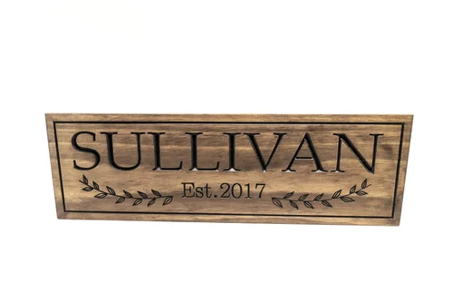 Family Name Porch Sign