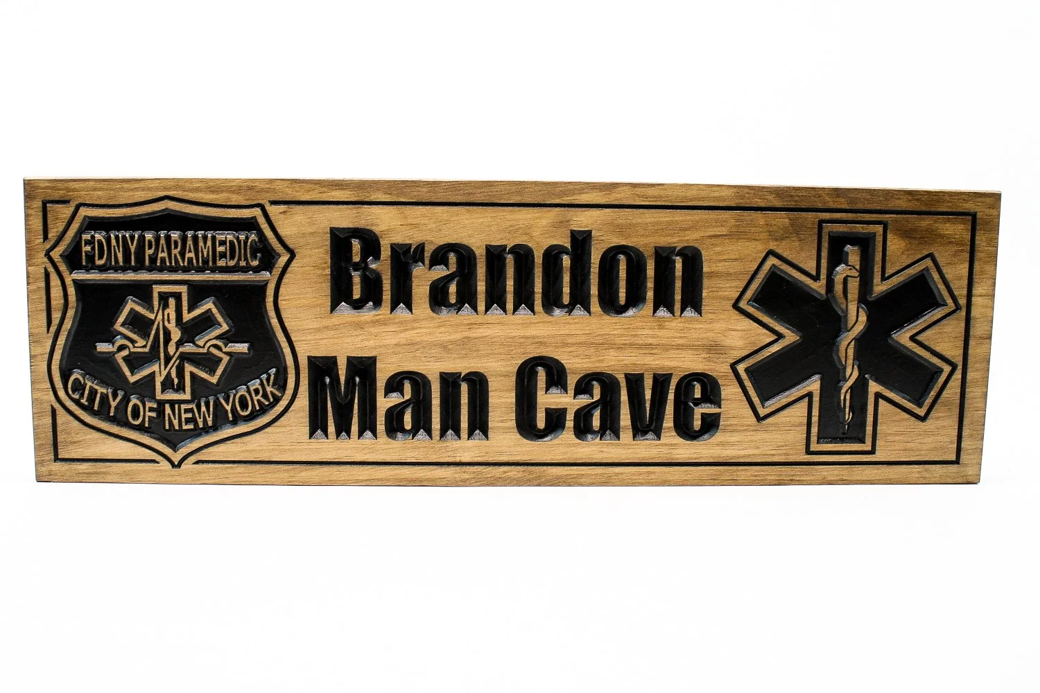FDNY paramedic wooden plaque-wooden sign (3).jpg
