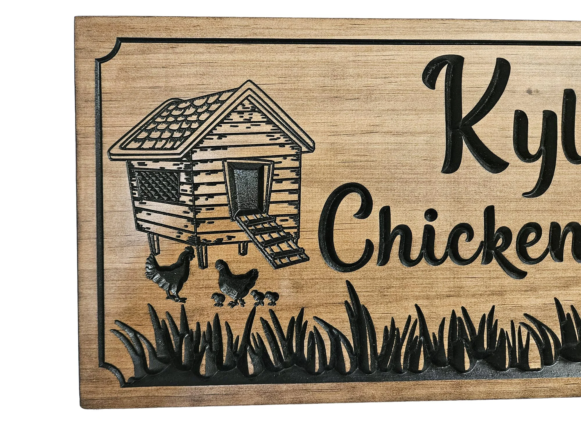 Chicken Coop Sign - Hen House - Custom Farm Sign (CWD-814) (2).jpg
