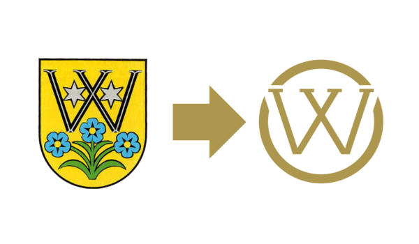 Das W-Logo, inspiriert vom Wollmesheimer Wappen