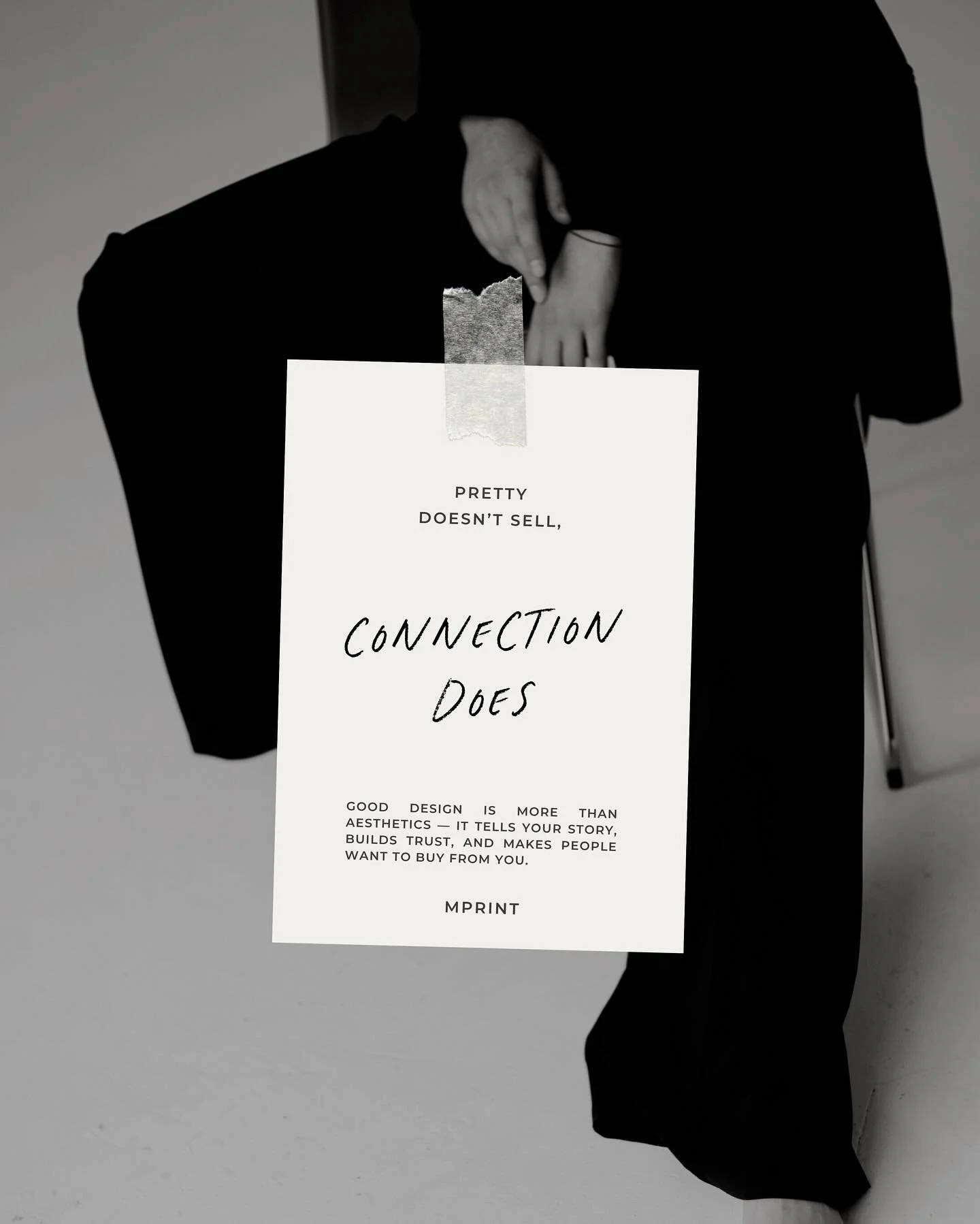 Pretty doesn&rsquo;t sell. Connection does.

Here&rsquo;s the truth: consistency builds trust, and trust builds connection.

When you actually know your brand &mdash; the fonts, the colors, the tone, the full damn vibe &mdash; and use it intentionall