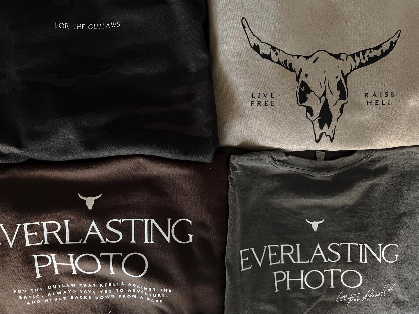 Live free. Raise hell. 

Because when your branding is THIS kick ass, why wouldn&rsquo;t you live in your merch! A walking billboard of badasseryyyyyyyy