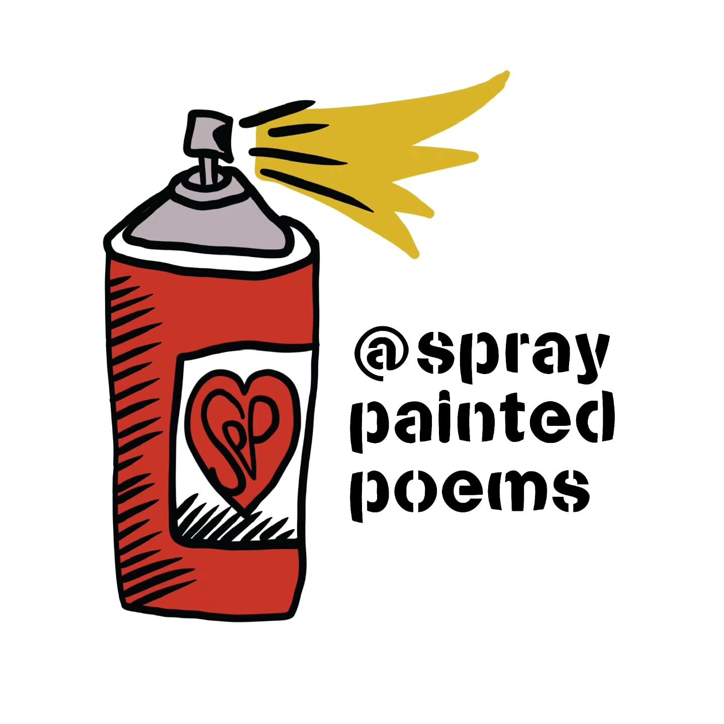 So jazzed for the launch of SprayPaintedPoems! 

@SprayPaintedPoems is like it sounds - short poems spray painted on sidewalks &ndash; no longer than 15 words per poem (or poem snippet). The goal is to create an asset map of Milwaukee neighborhoods, 
