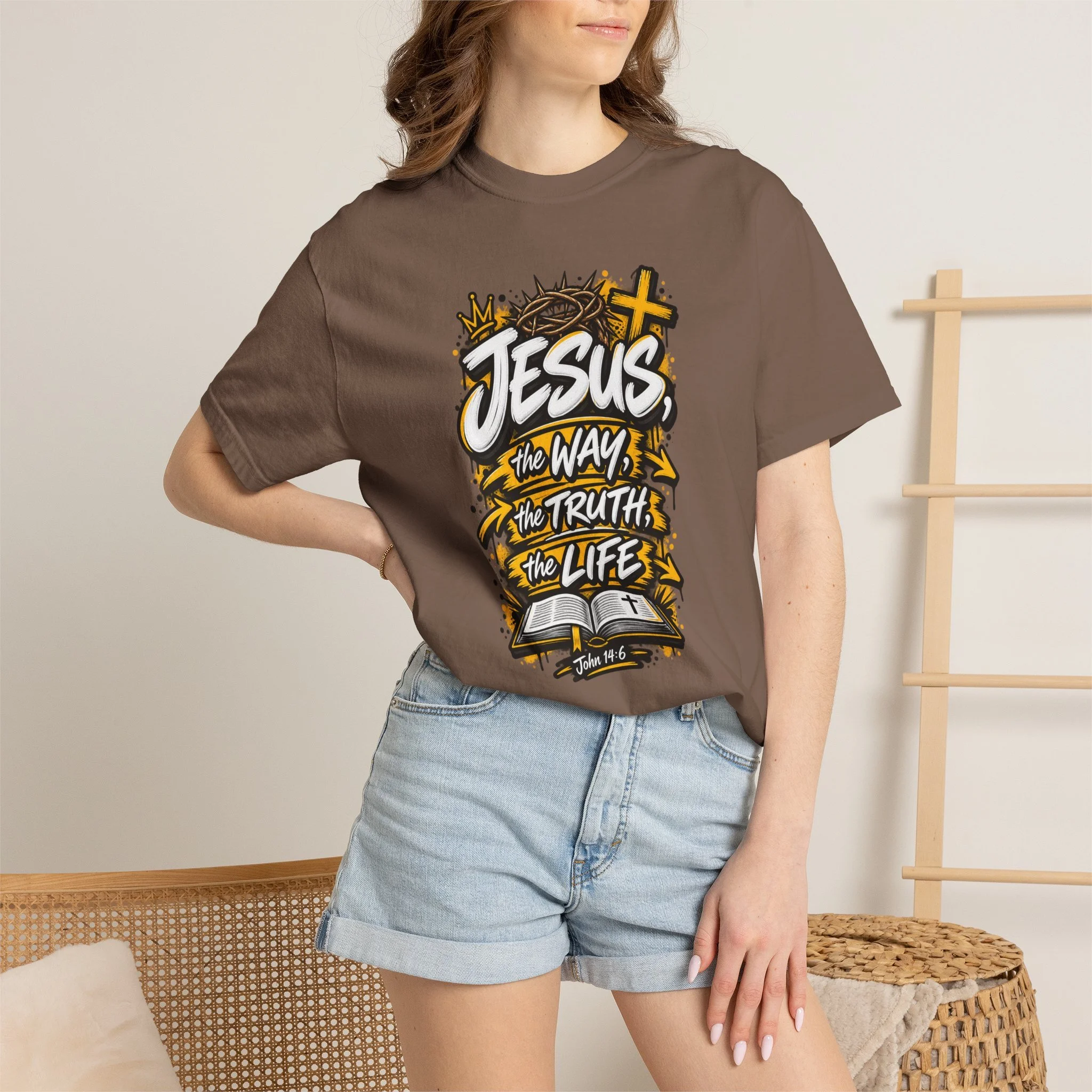 "Jesus: The Way, Truth, Life" Graffiti T-Shirt | Urban Faith Tee