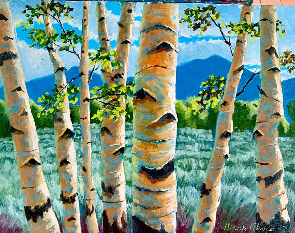 Mark Rains Artist Mark Akins — Blue Pig Gallery