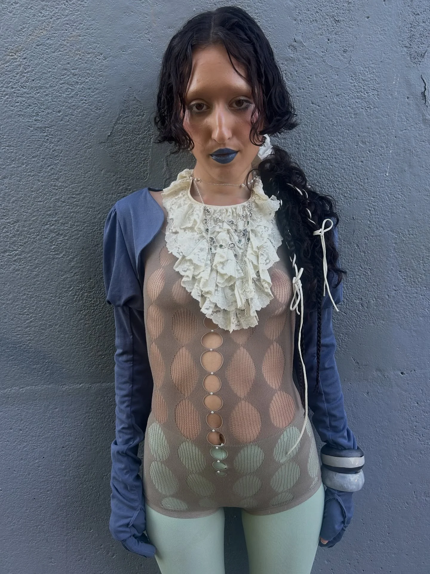 @hoozatelier featured this weekend 9.18-21 via @apocstore nyc pop up part 1 🎀

🎠 h.atlr aw25 will be available to shop irl today 1-5pm &amp; Fri-Sun 1-8

Earshot
255 Canal St, Fl 3

Pictured is @kittyumina in the &lsquo;principal&rsquo; bolero 🤍 b