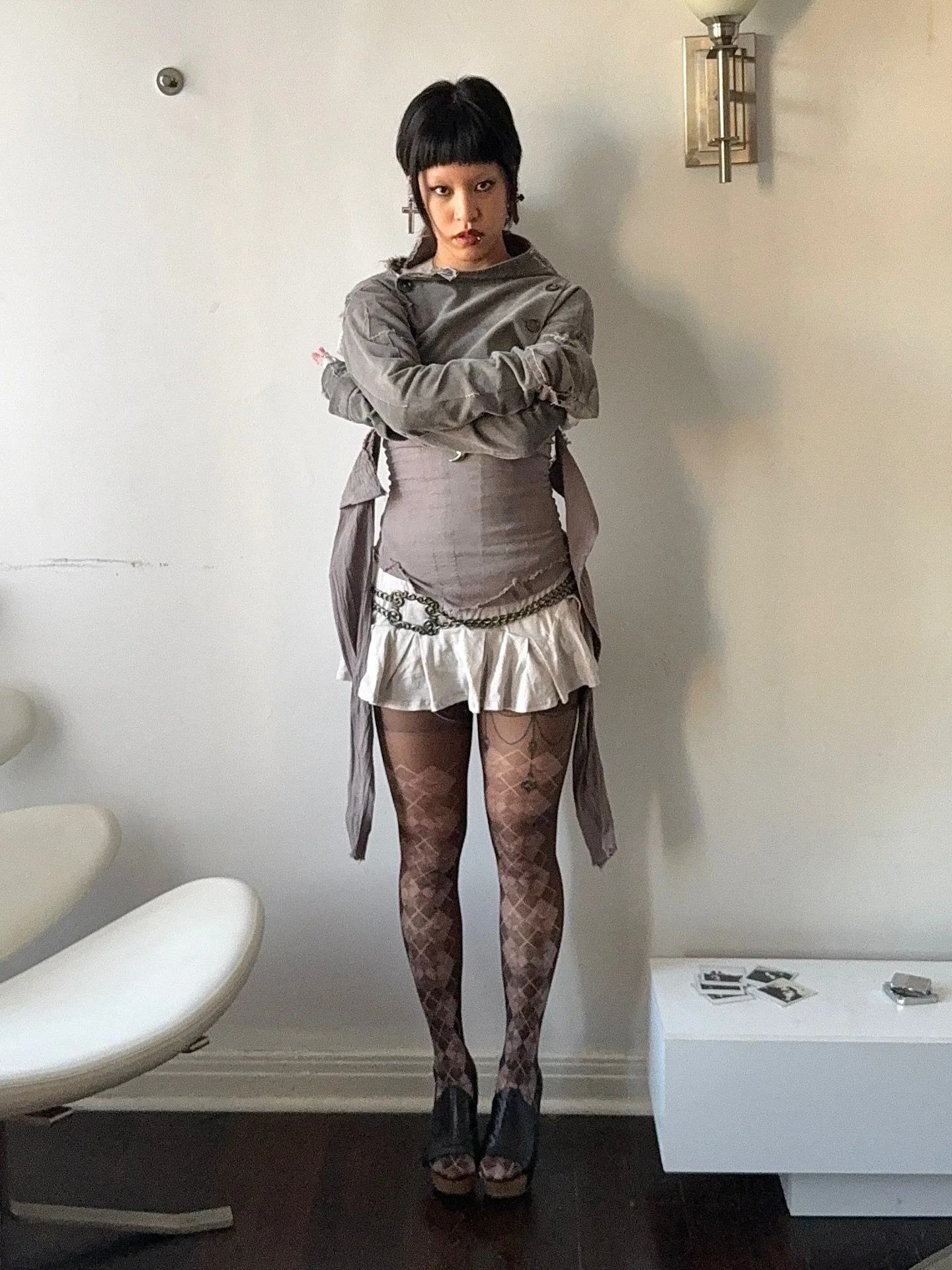 @14strk a star, styling &lsquo;star child&rsquo; tights &amp; &lsquo;off duty&rsquo; dress ⚔️