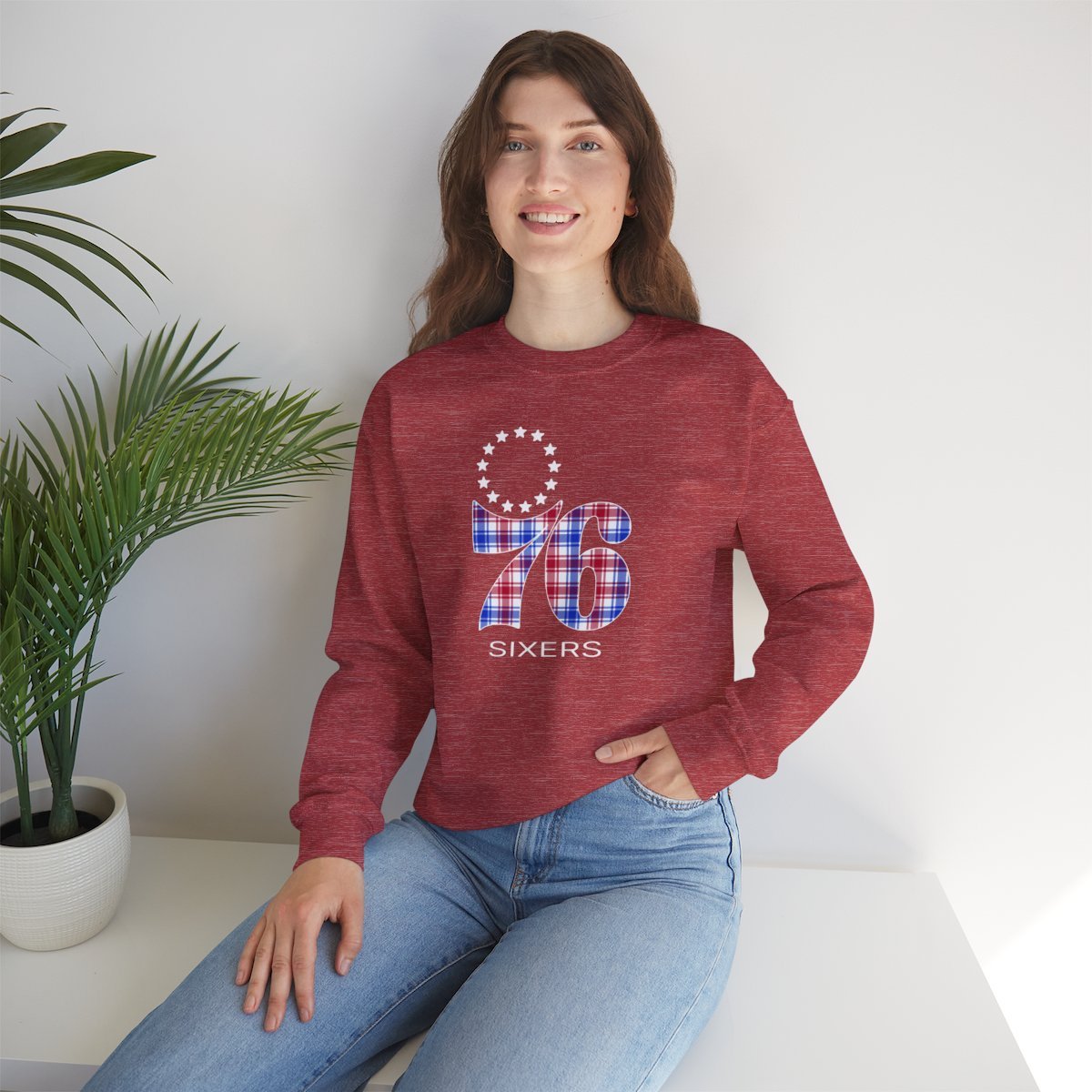 Sixers New & Old 76's - Philly545 Plaid Series - Unisex Heavy