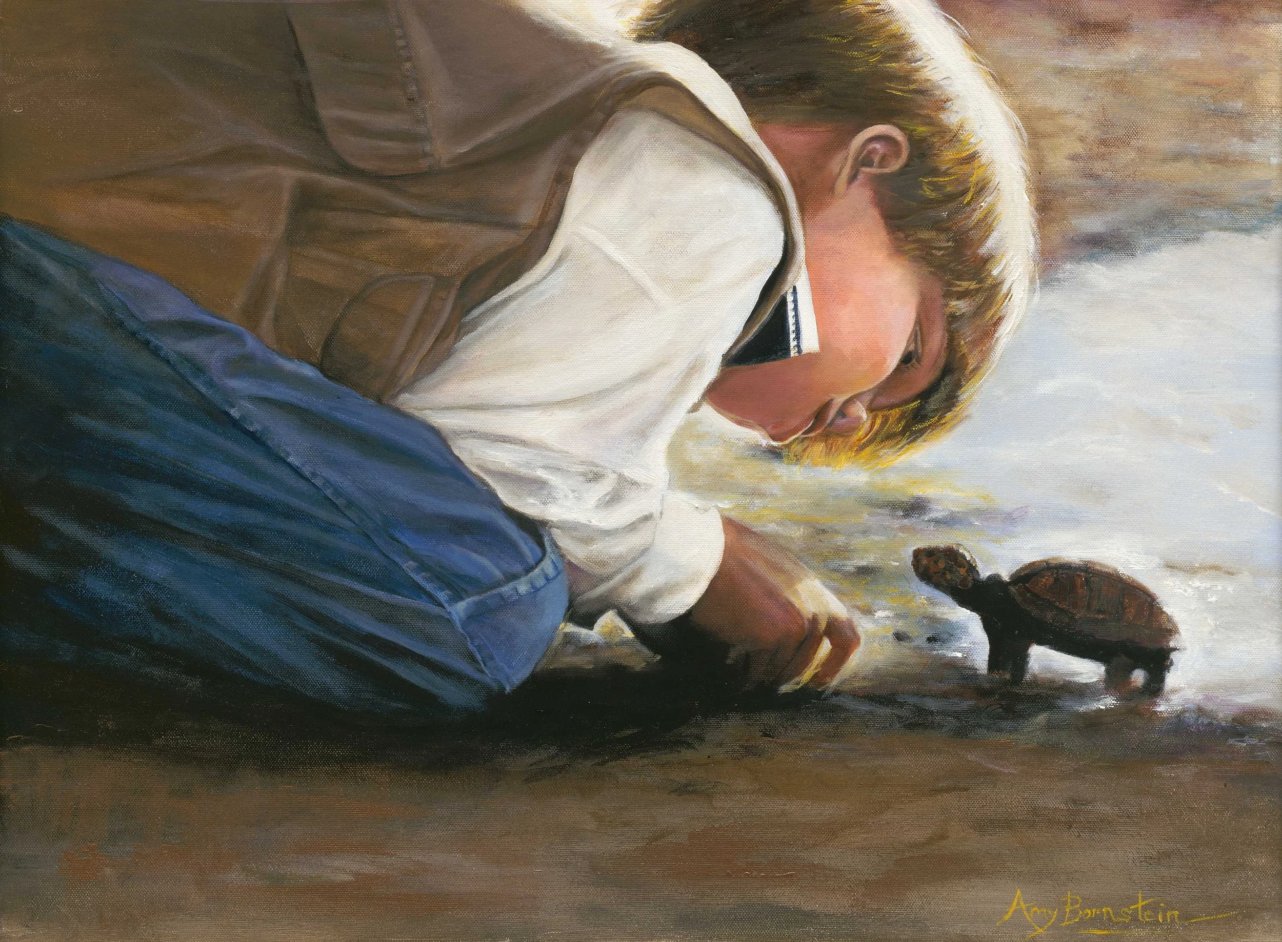 Boy With Turtle