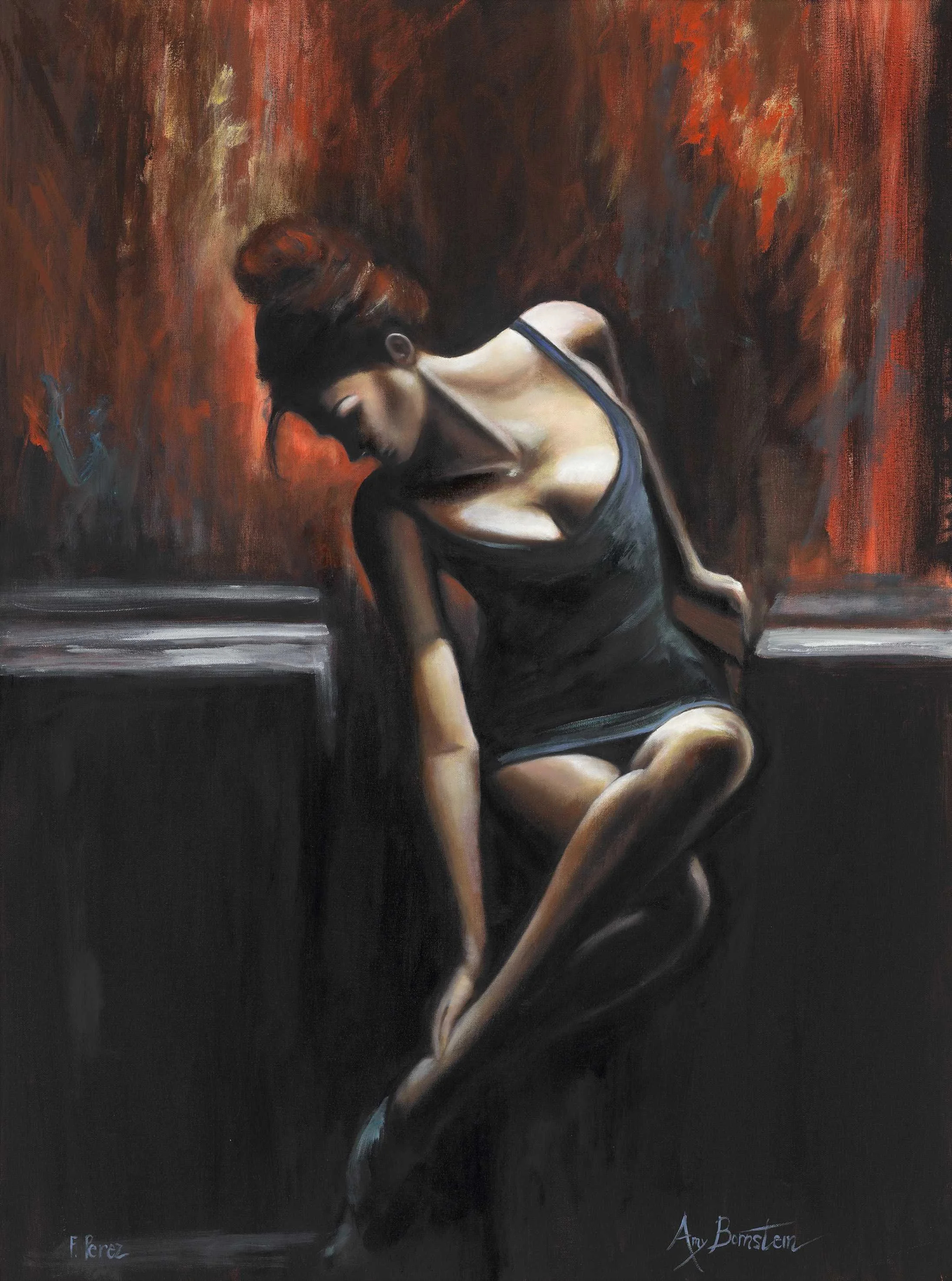 Red-Haired Lady at the Bar