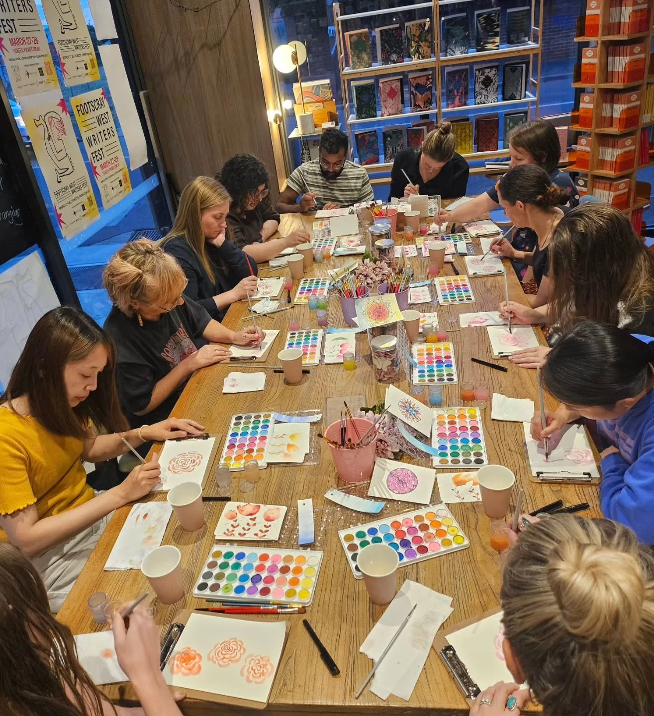 Back at the Chestnut Tree Bookshop for another Calming Watercolour Workshop on Sunday March 22. 

Booking Link in Bio 🔗