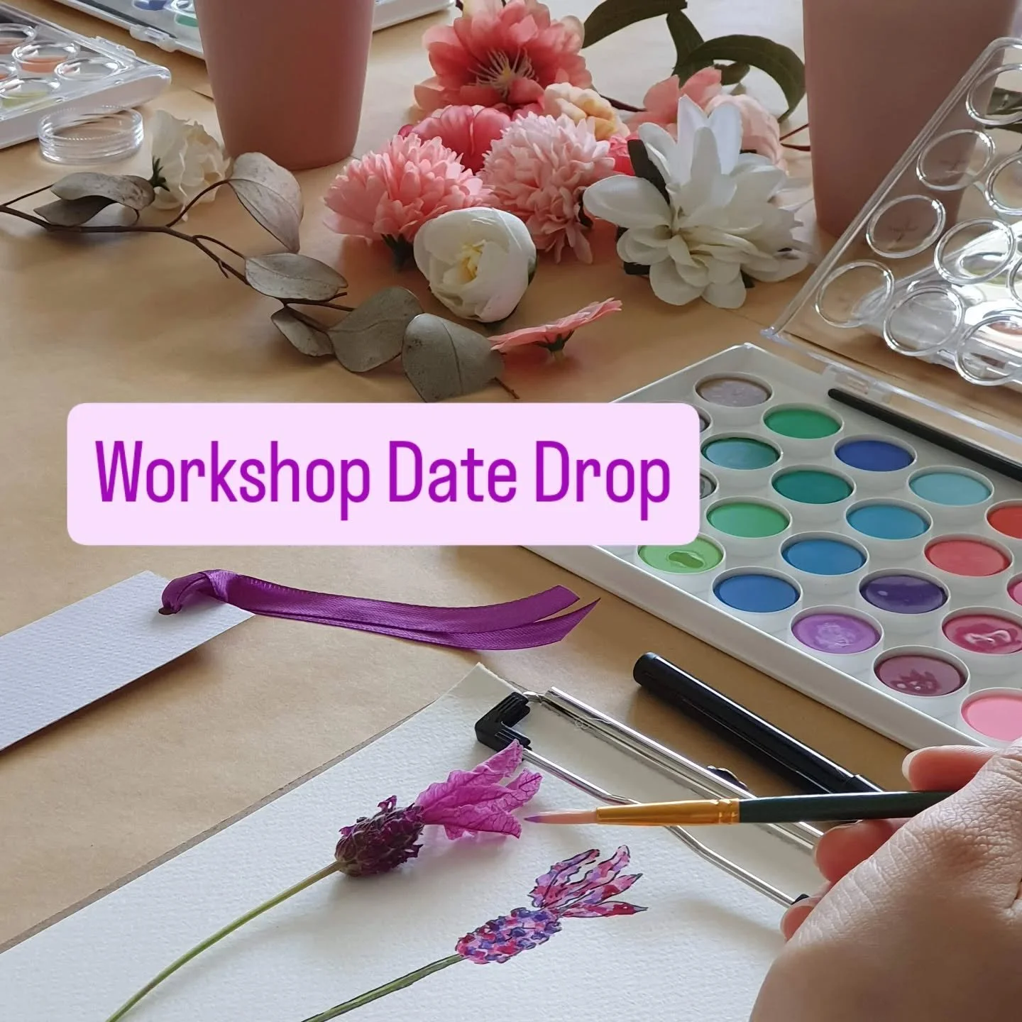 🌟Latest Calming Watercolour Workshop 
🗓 Date Drop
🖌Sundays
July 26- Louis Joel Art &amp; Community Centre
Aug 9- The Chestnut Tree Bookshop 
Sept 13- The Chestnut Tree Bookshop 
Oct 11- The Chestnut Tree Bookshop 
Nov 8- The Chestnut Tree Bookshop
