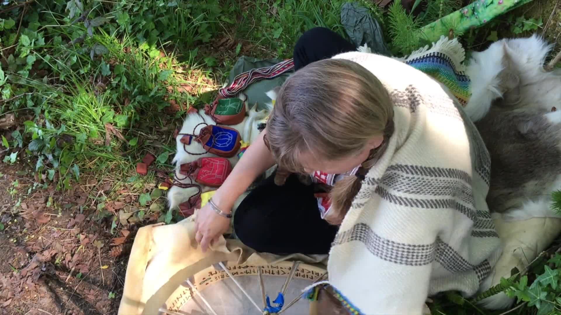 Opening the Altar for a Journey for a Vision in the Forest