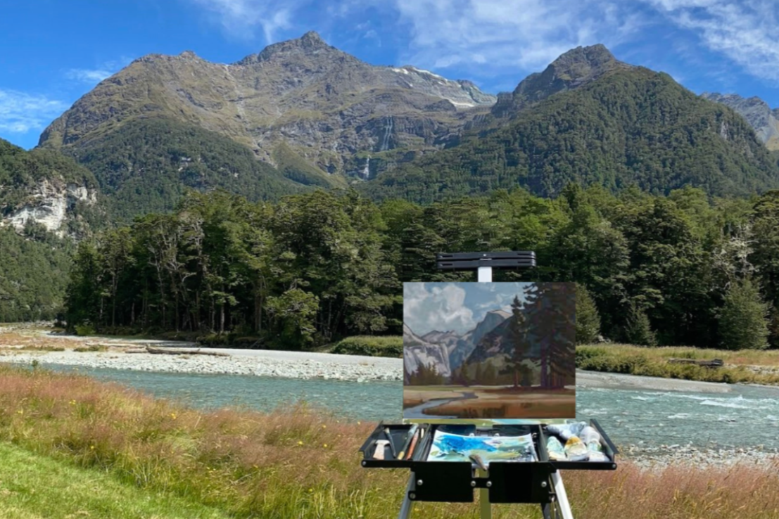 Routeburn taster Art adventure.   Full day tour