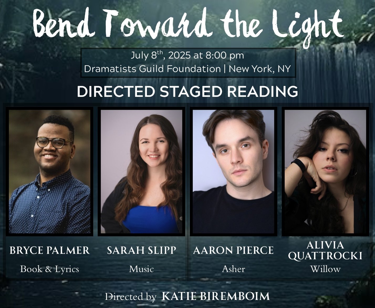 BEND TOWARD THE LIGHT: STAGED READING