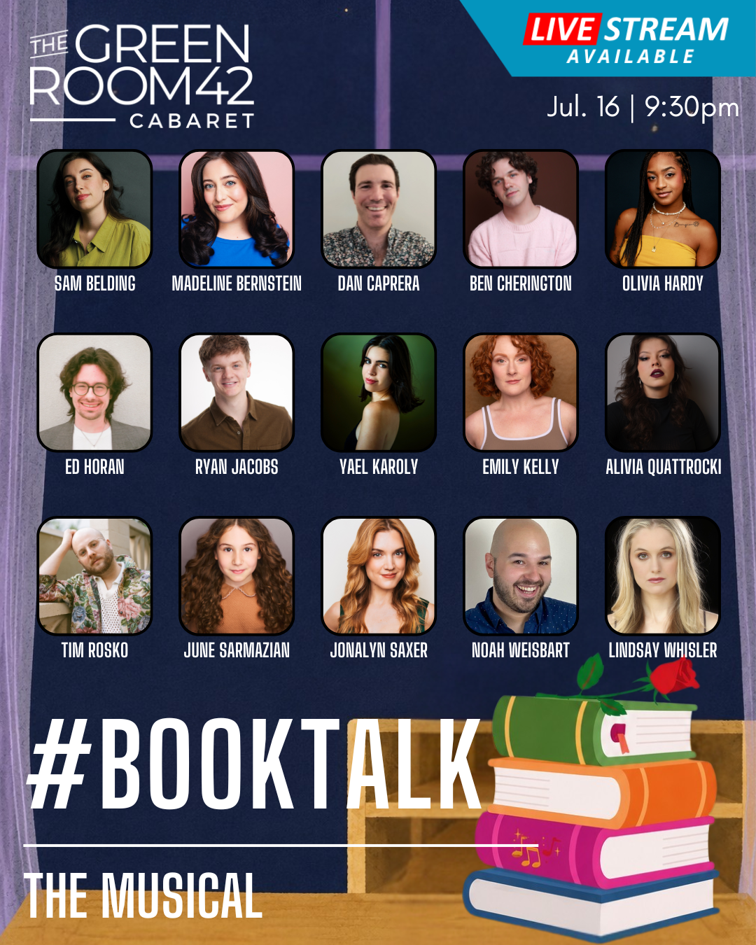 BOOKTALK THE MUSICAL: THE CABARET!