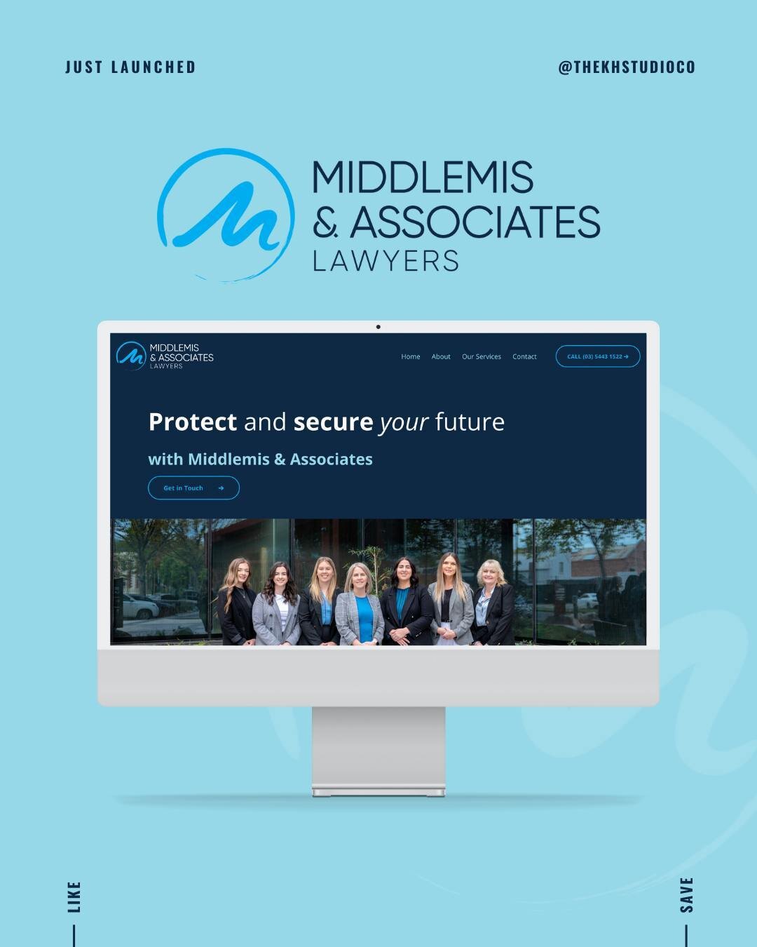 We&rsquo;re proud to say we just launched Middlemis &amp; Associates! We&rsquo;re even prouder knowing we worked closely with the entire team on everything - from initial strategy and planning, to logo and brand development, to print collateral, phot