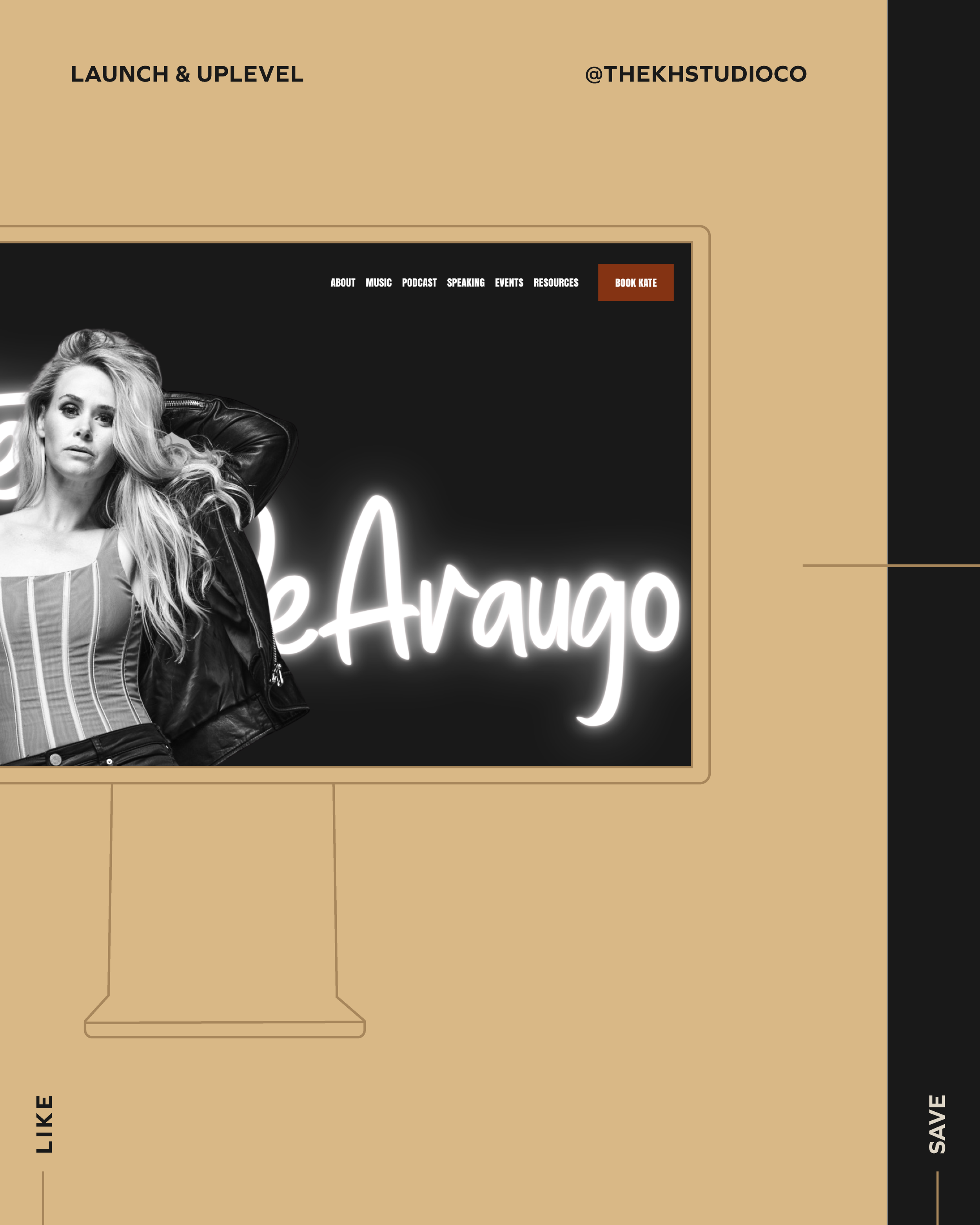 The KH Studio Social Media Kate DeAraugo Portfolio Launch Tiles-02.png