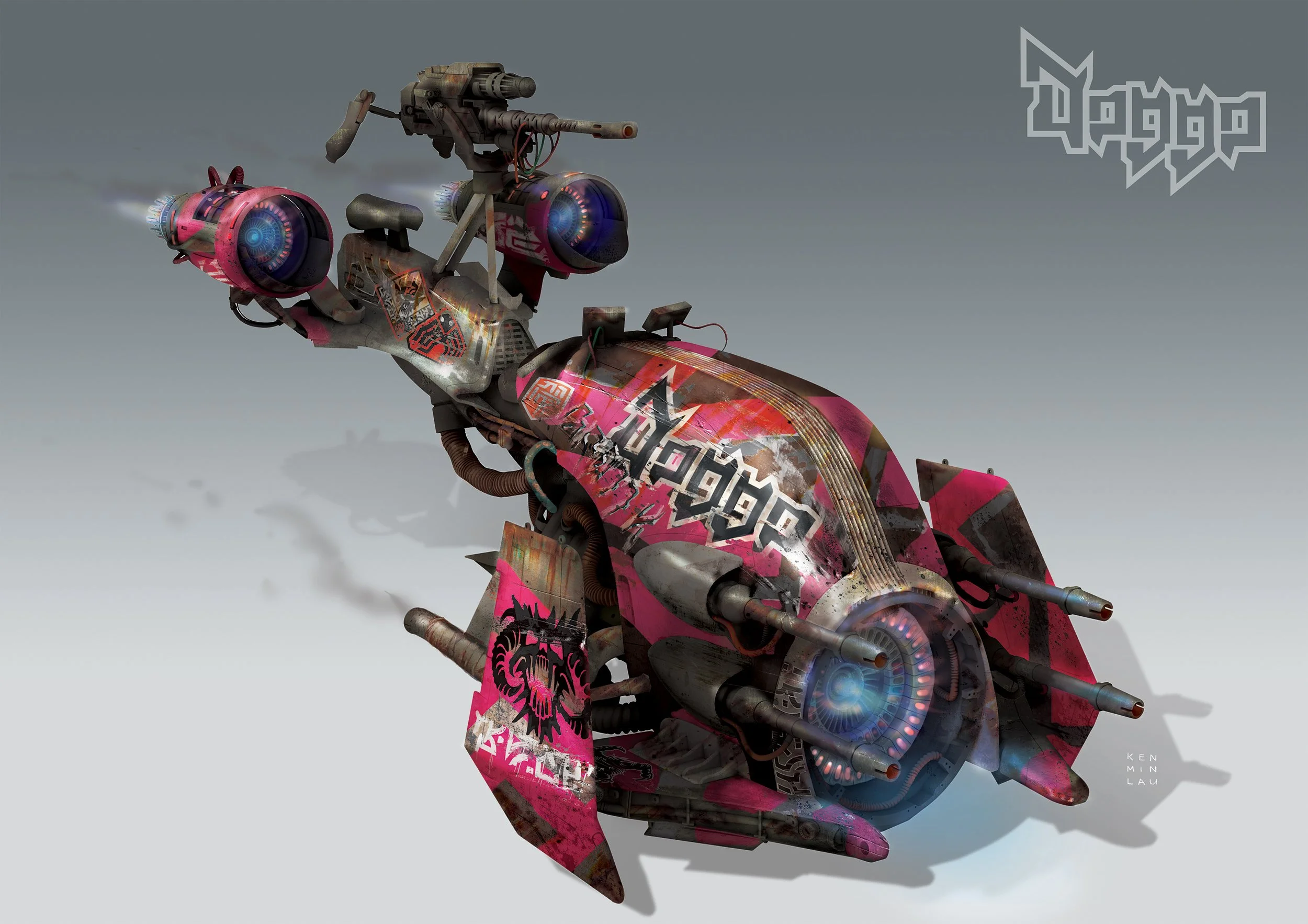 Thor Love & Thunder: Alien Biker Concept art & Graphics 'DOGGO'