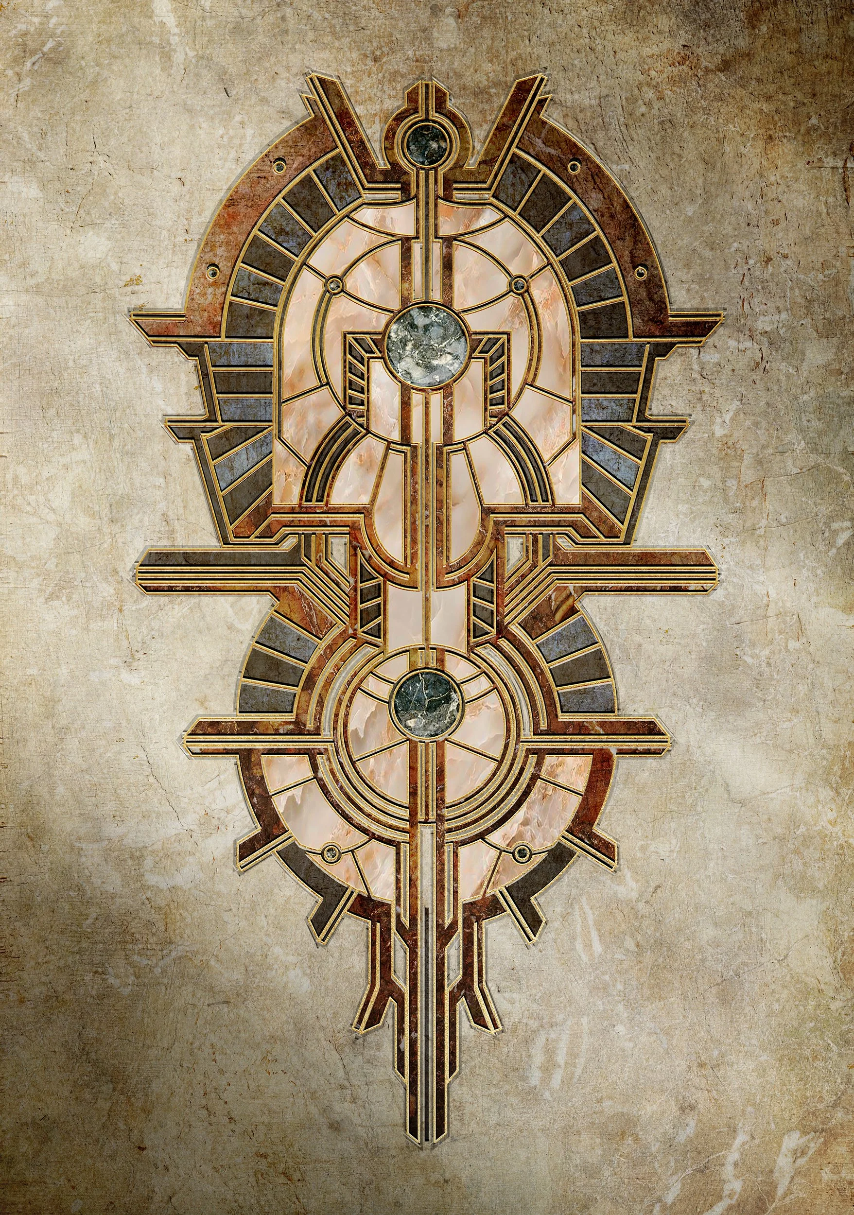 Thor Love & Thunder:  Omnipotence City architecture detail