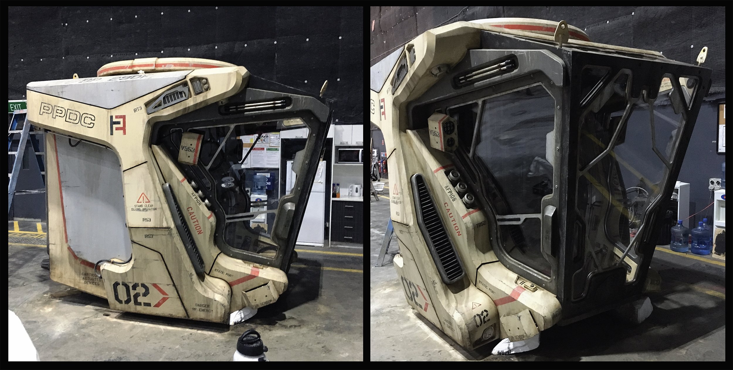 Pacific Rim 2: Bracer Phoenix Turret Stencils and Vinyl Decals