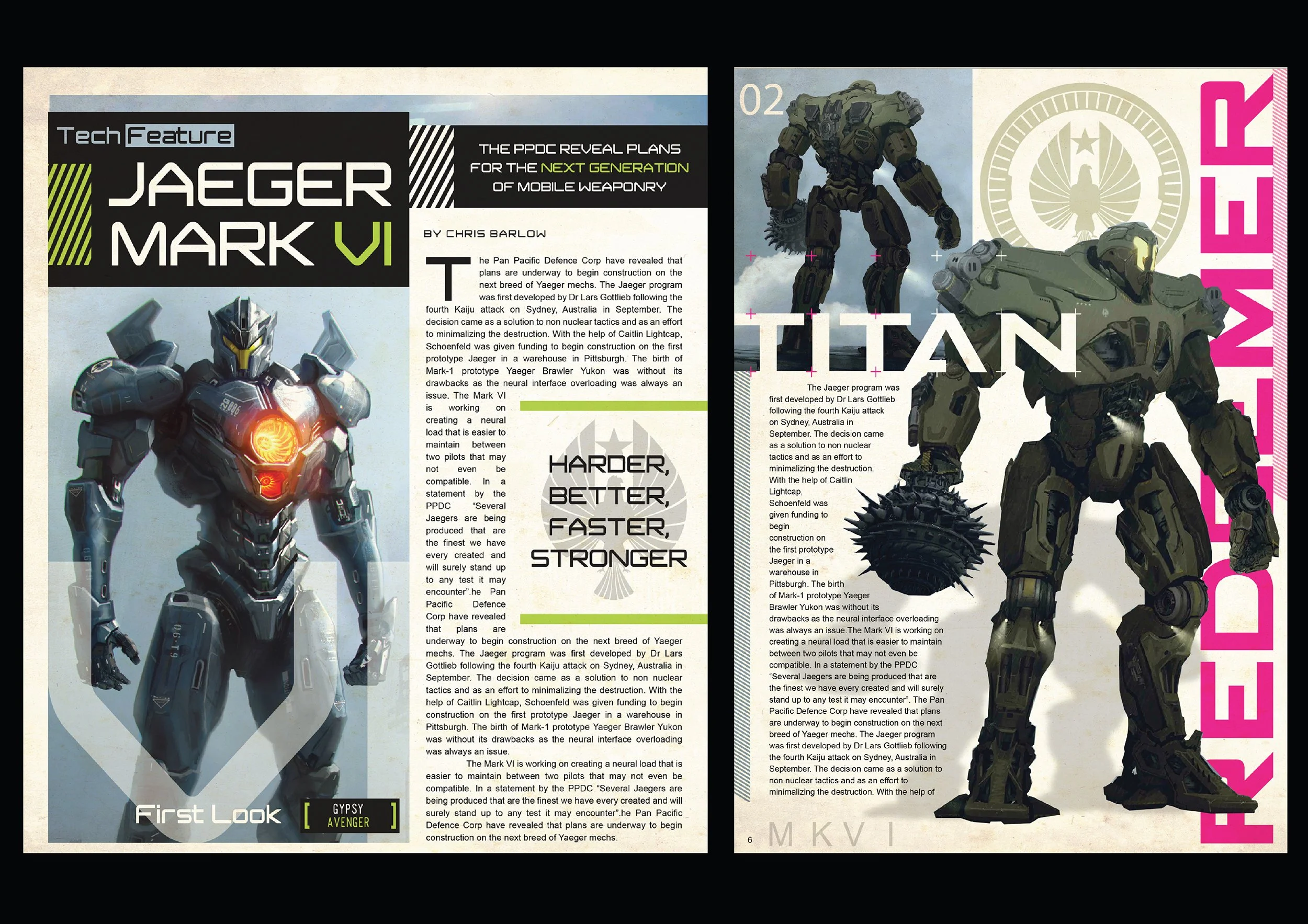 Pacific Rim 2: Jaeger Articles