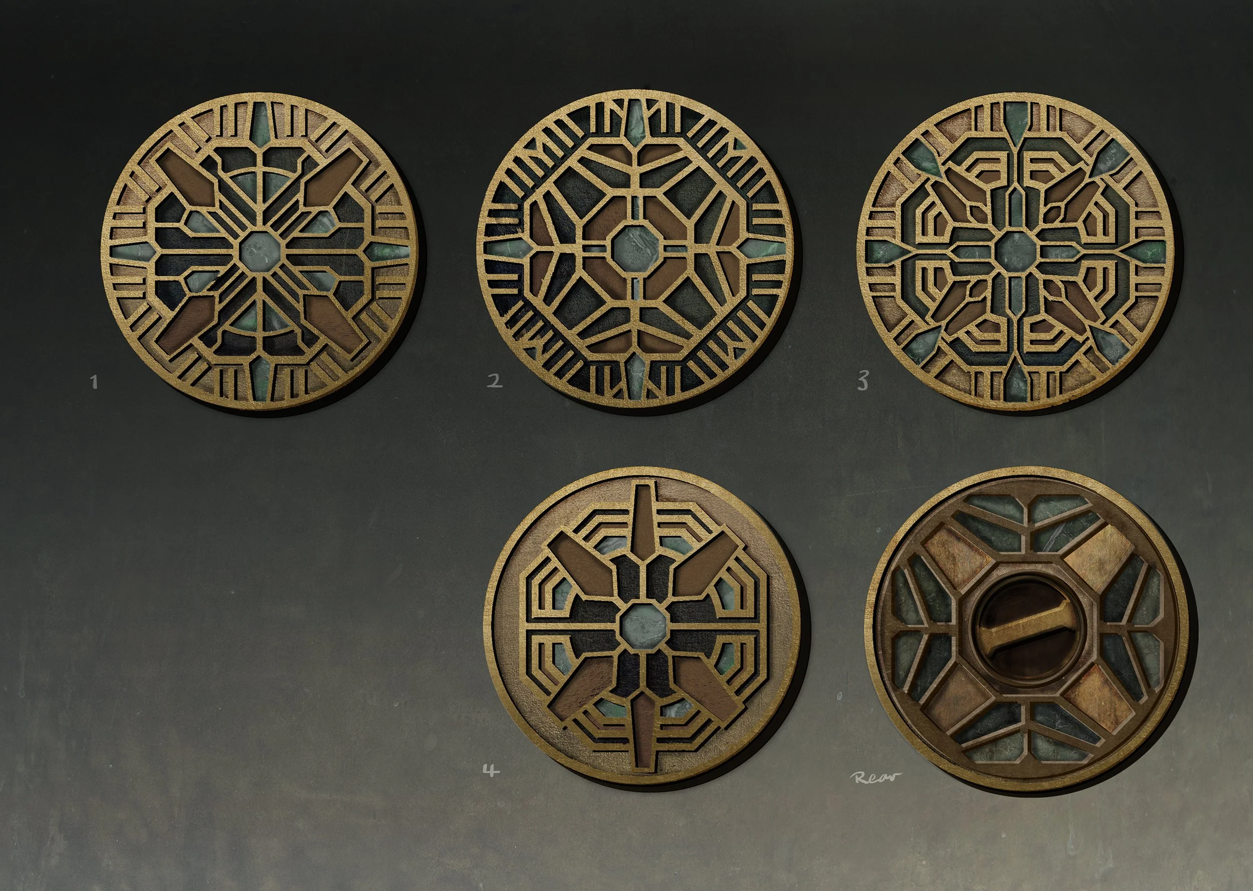 Thor Love & Thunder:  Omnipotence City Manhole designs