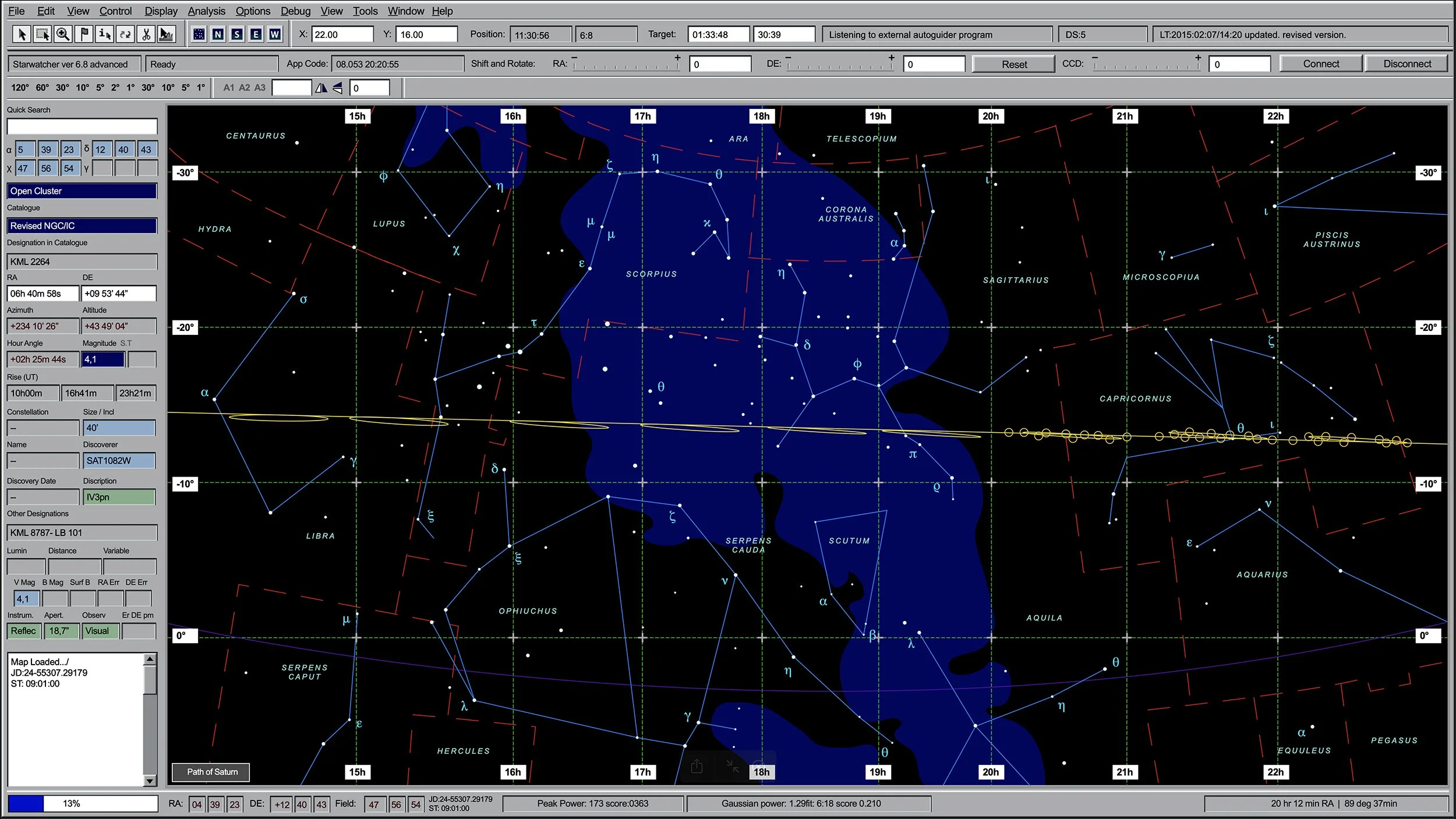 Hunters: Star map screen