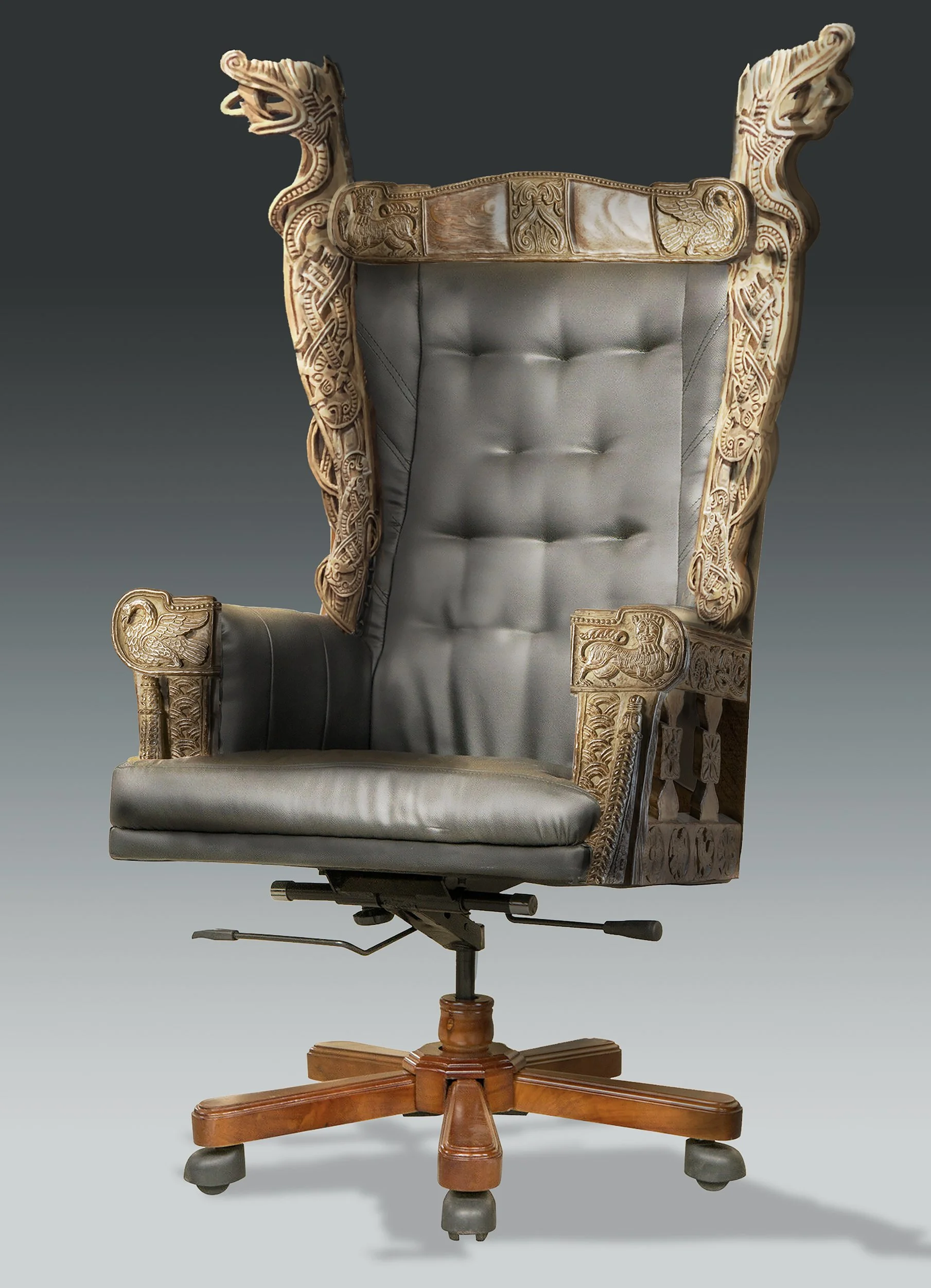 Thor Love & Thunder:  Valkyrie Chair concept art