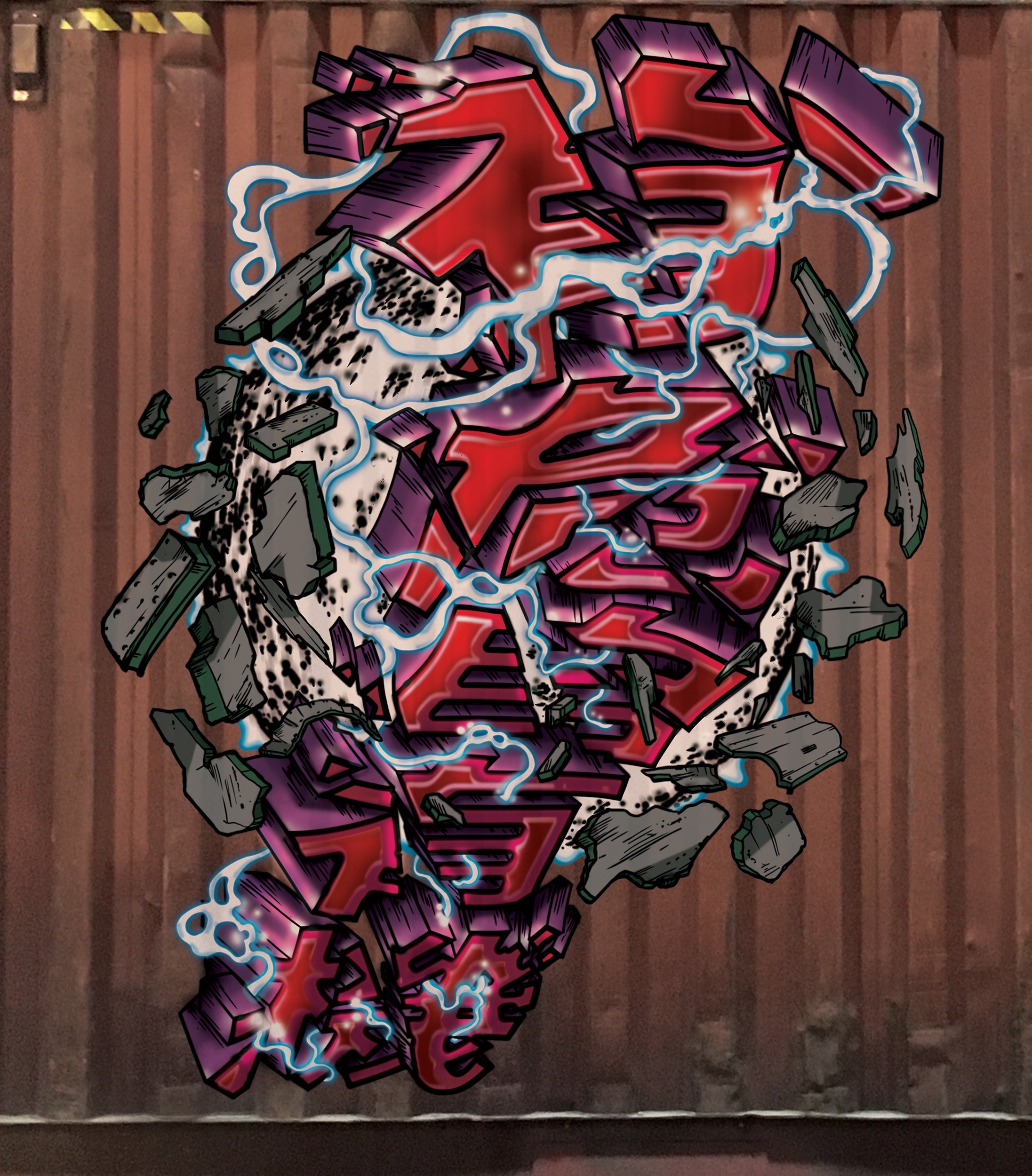 Shang Chi: Macau nightclub graffiti mural 'Opportunity through chaos'