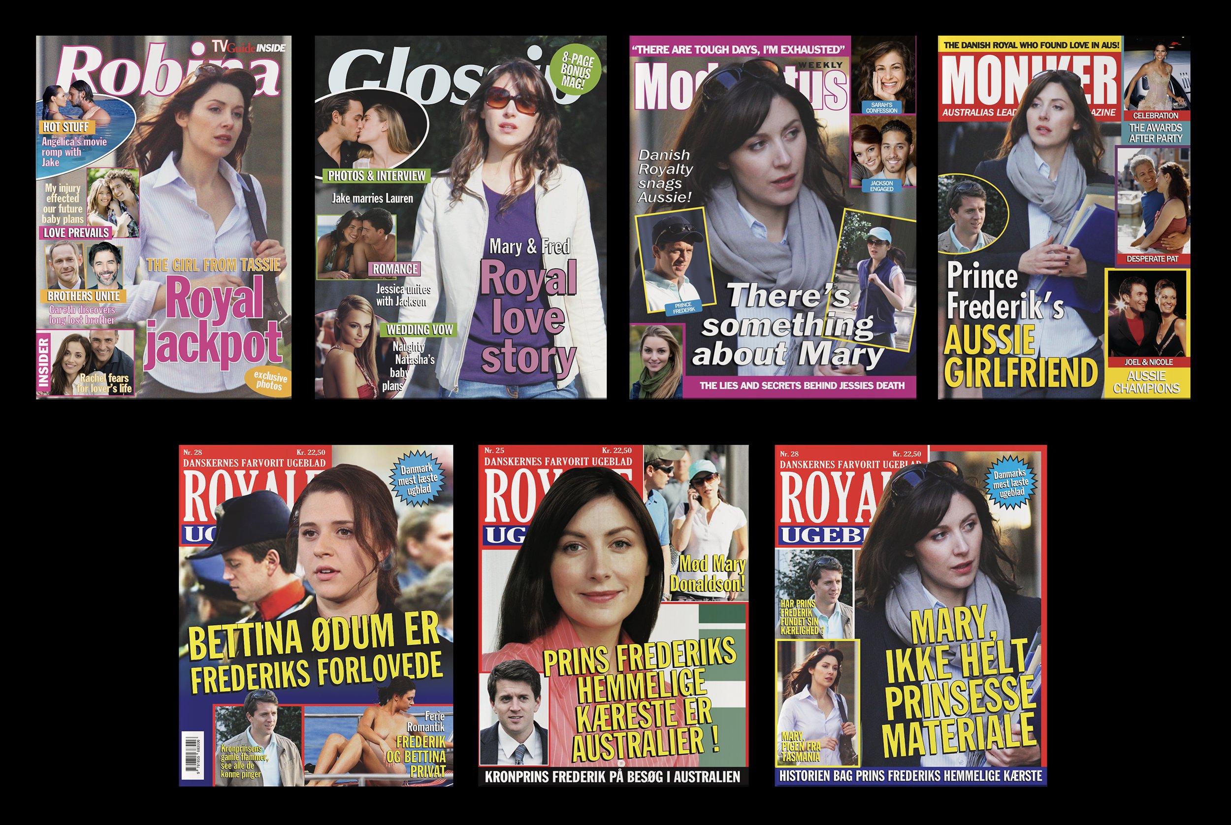 Mary Making of a Princess: Magazine Covers