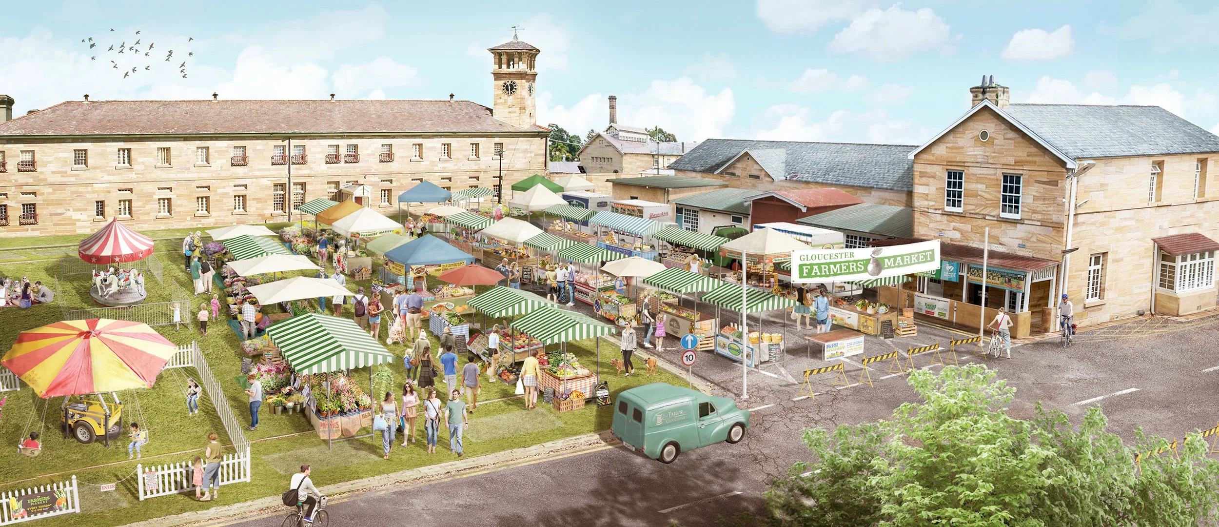 Peter Rabbit 2: Market Concept art