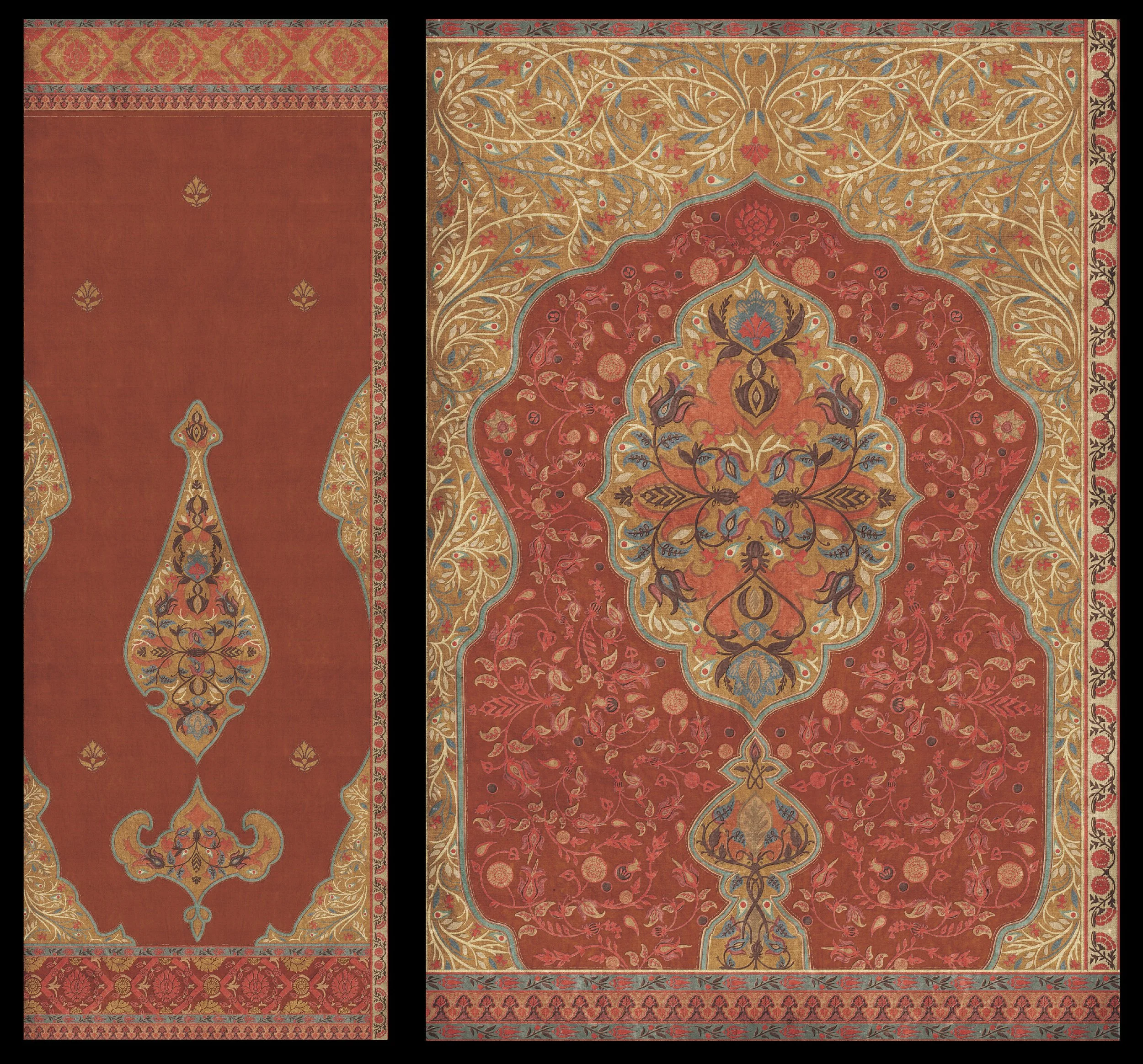 3000 Years of Longing: Tent pattern design panels