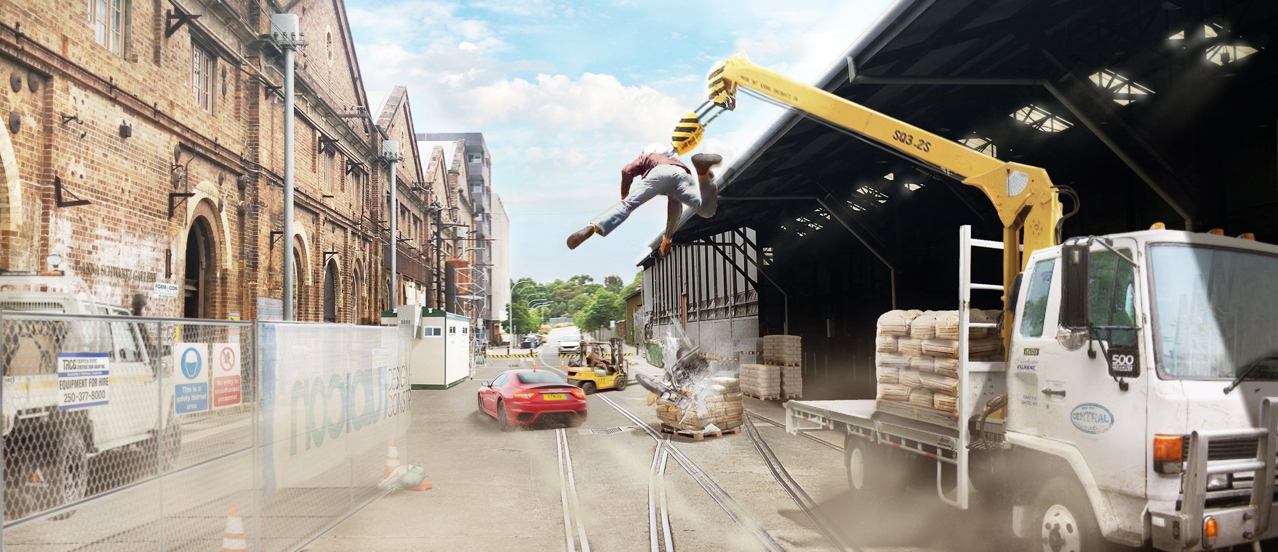 Peter Rabbit 2: Chase sequence concept art