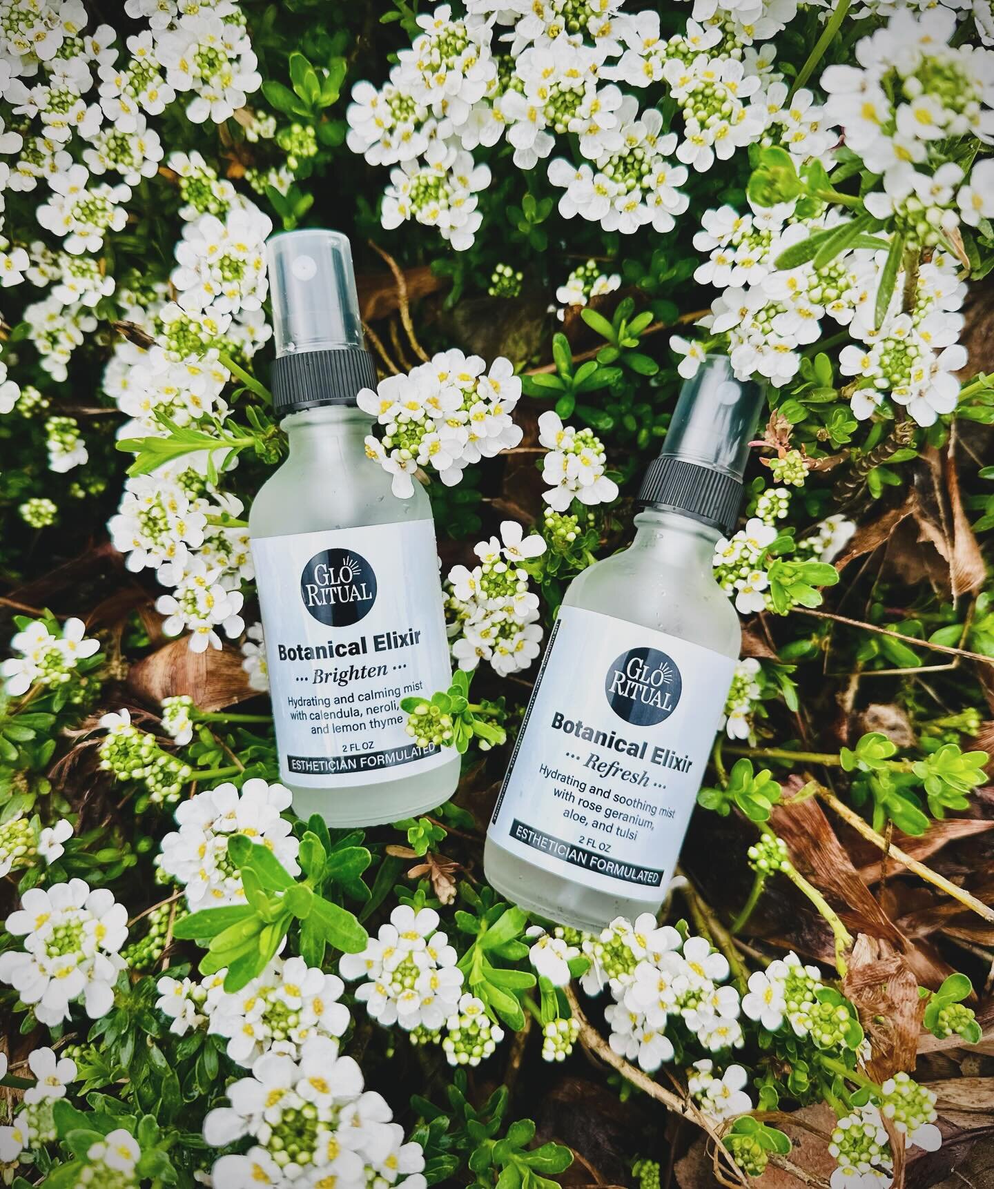 These Botanical Elixirs are perfect for Spring when our skin is adjusting to the changing seasons.

A beautiful blend of plant waters to nourish and awaken the skin and senses + hydration boosting ingredients to help it retain moisture.

These can be