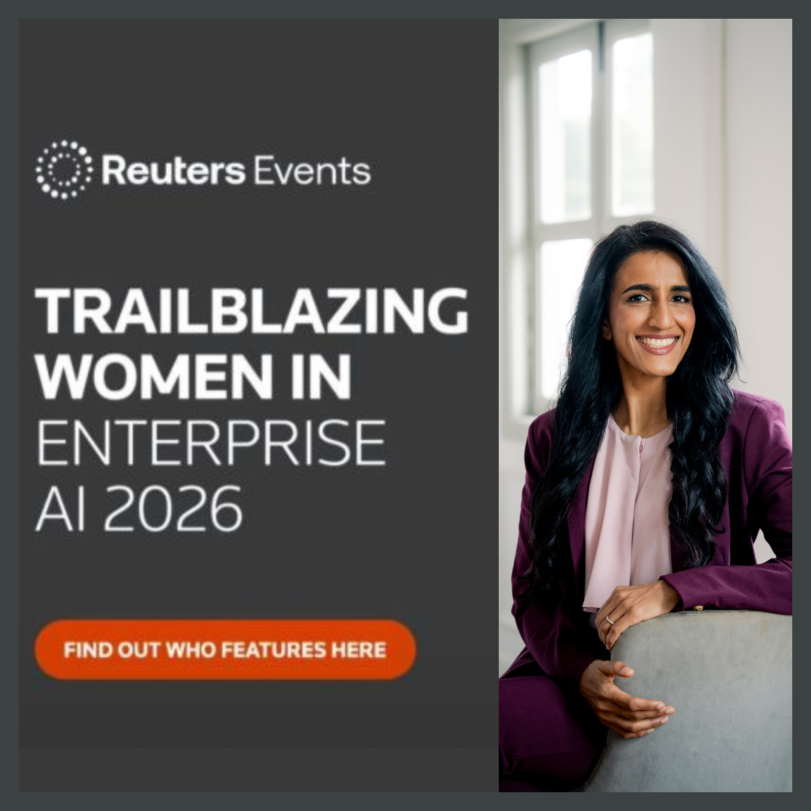 Reuters Events: Trailblazing Women in Enterprise AI 2026&nbsp;