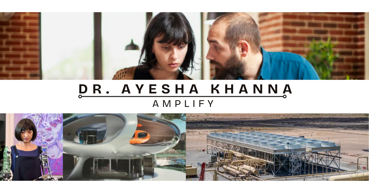Amplify with Dr. Ayesha Khanna | There’s Energy Under Your Feet