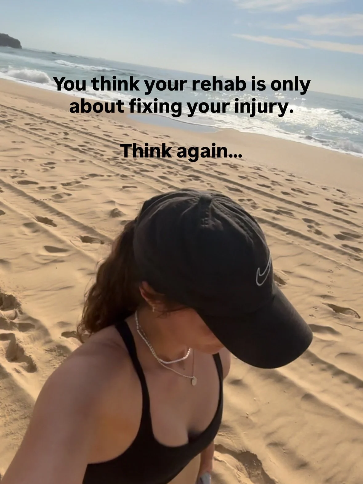 Your rehab isn’t just about exercises, timelines, or tissue healing.
It’s about rebuilding trust — between you and your body.
Because the truth is…
you can be pain-free and still feel fragile.
You can “finish” re