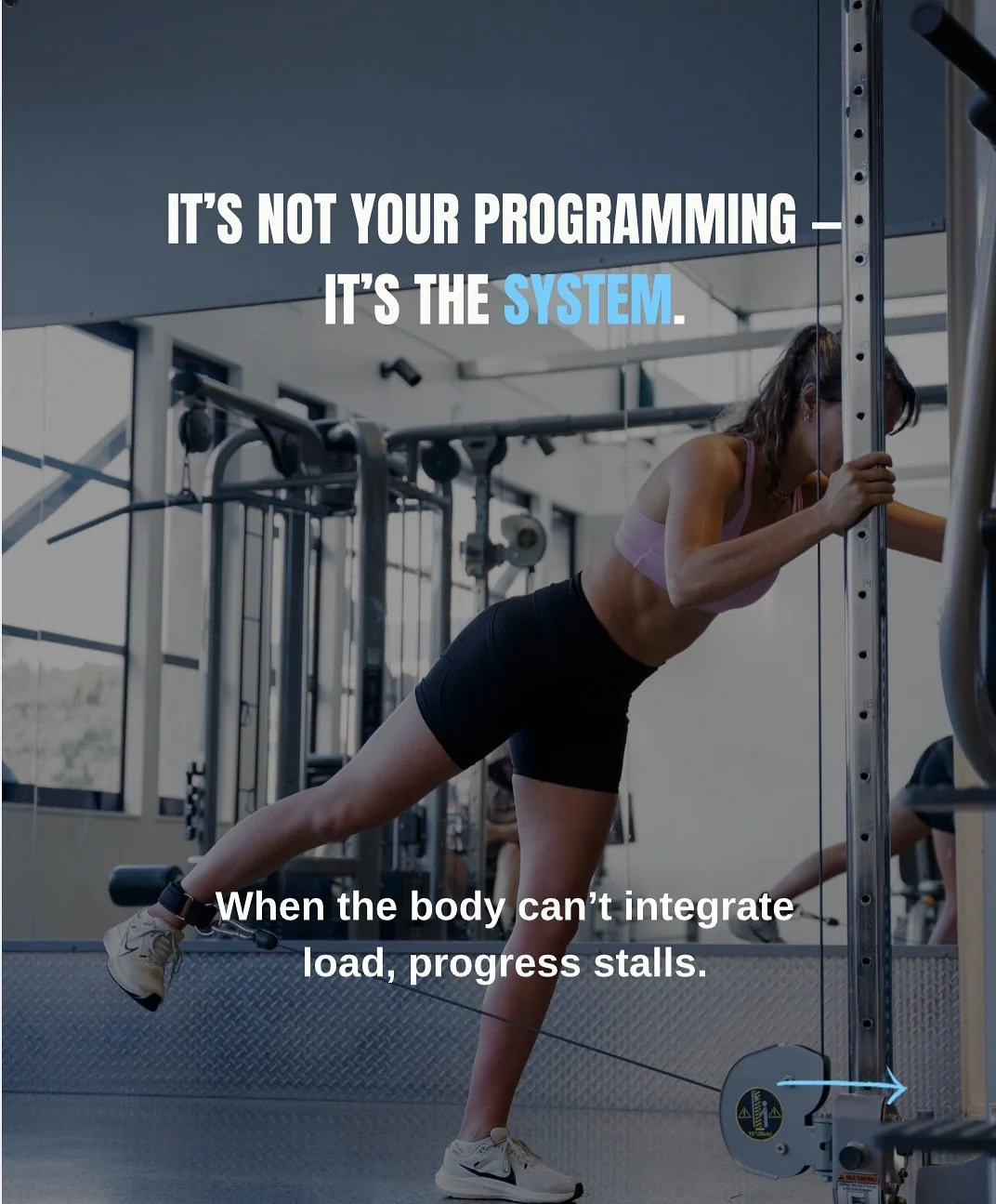 When progress stalls, it&rsquo;s not always because your program isn&rsquo;t good enough. 
It&rsquo;s because your client&rsquo;s system is overloaded.

You&rsquo;ll see it in the small things &mdash;
they rush their warm-up, hold their breath, stay 