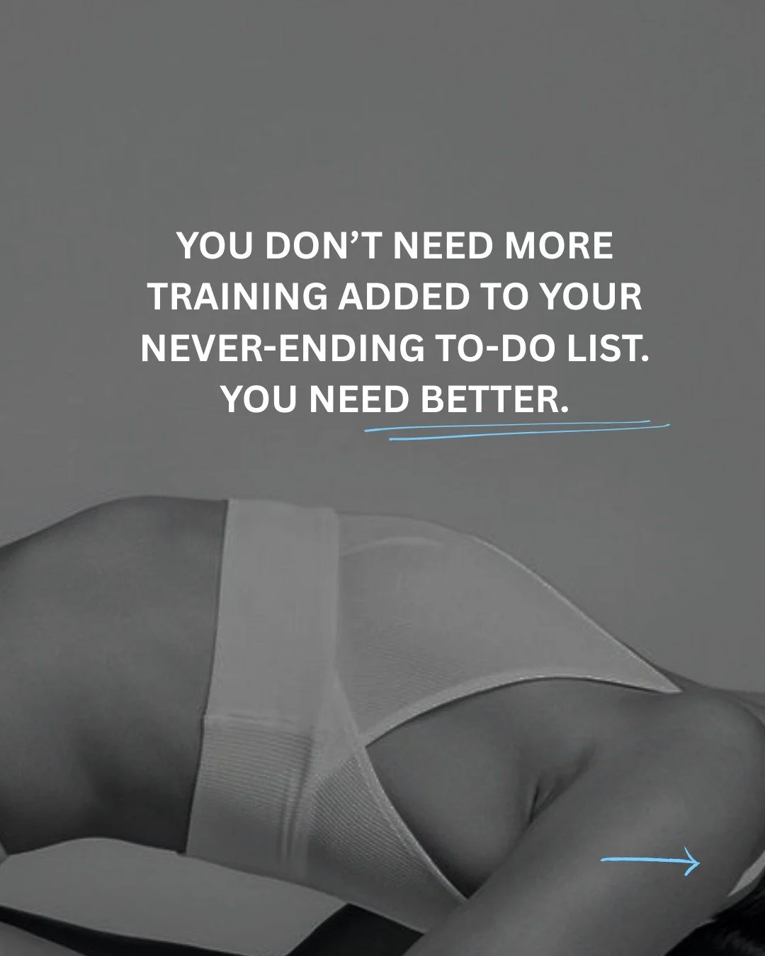 You don&rsquo;t need more workouts.
You don&rsquo;t need more stretches.
You don&rsquo;t need more force. 

If you&rsquo;re doing everything and still in pain, it&rsquo;s not a motivation problem &mdash; it&rsquo;s an approach problem.

Your body is 