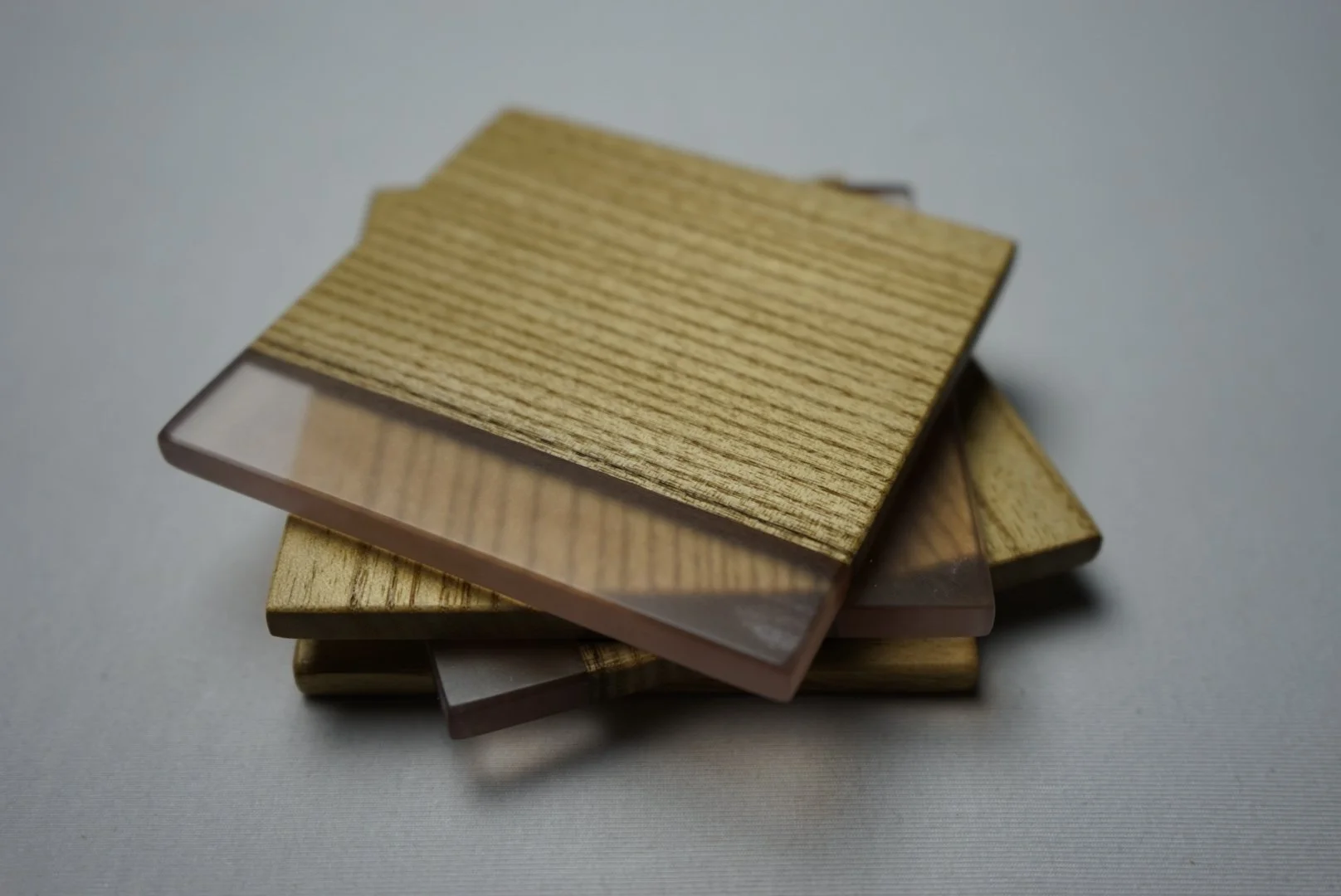 Catalpa with Pink Resin