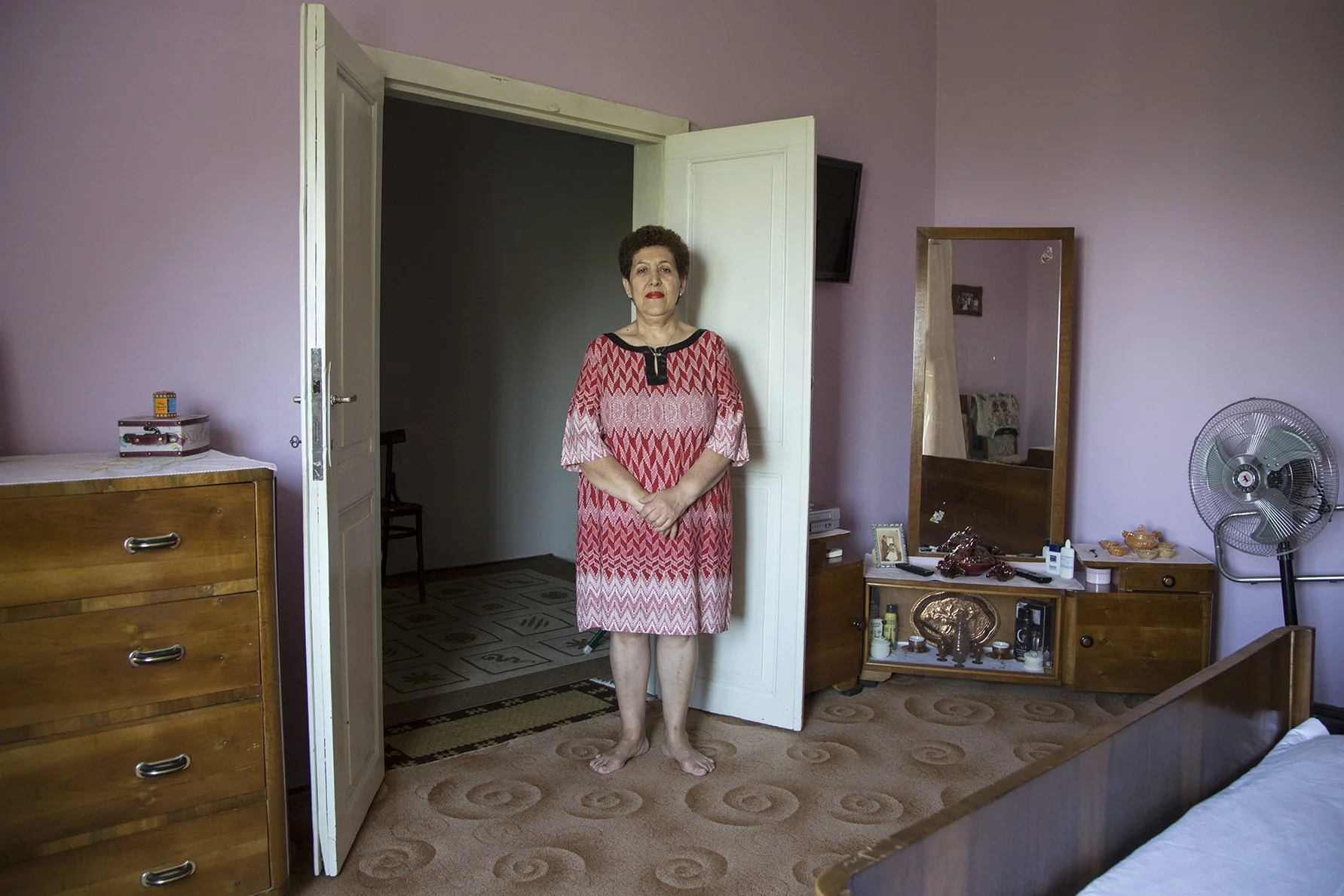 Astrulla Sinaj Jomtof from the small Jewish community of Vlora. She has been married to a Muslim for almost 40 years. 