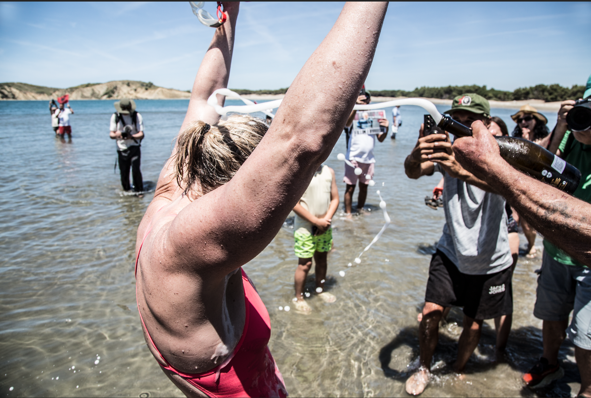 A Swim for Albania’s Future: Eva Buko’s Powerful Message of Hope.