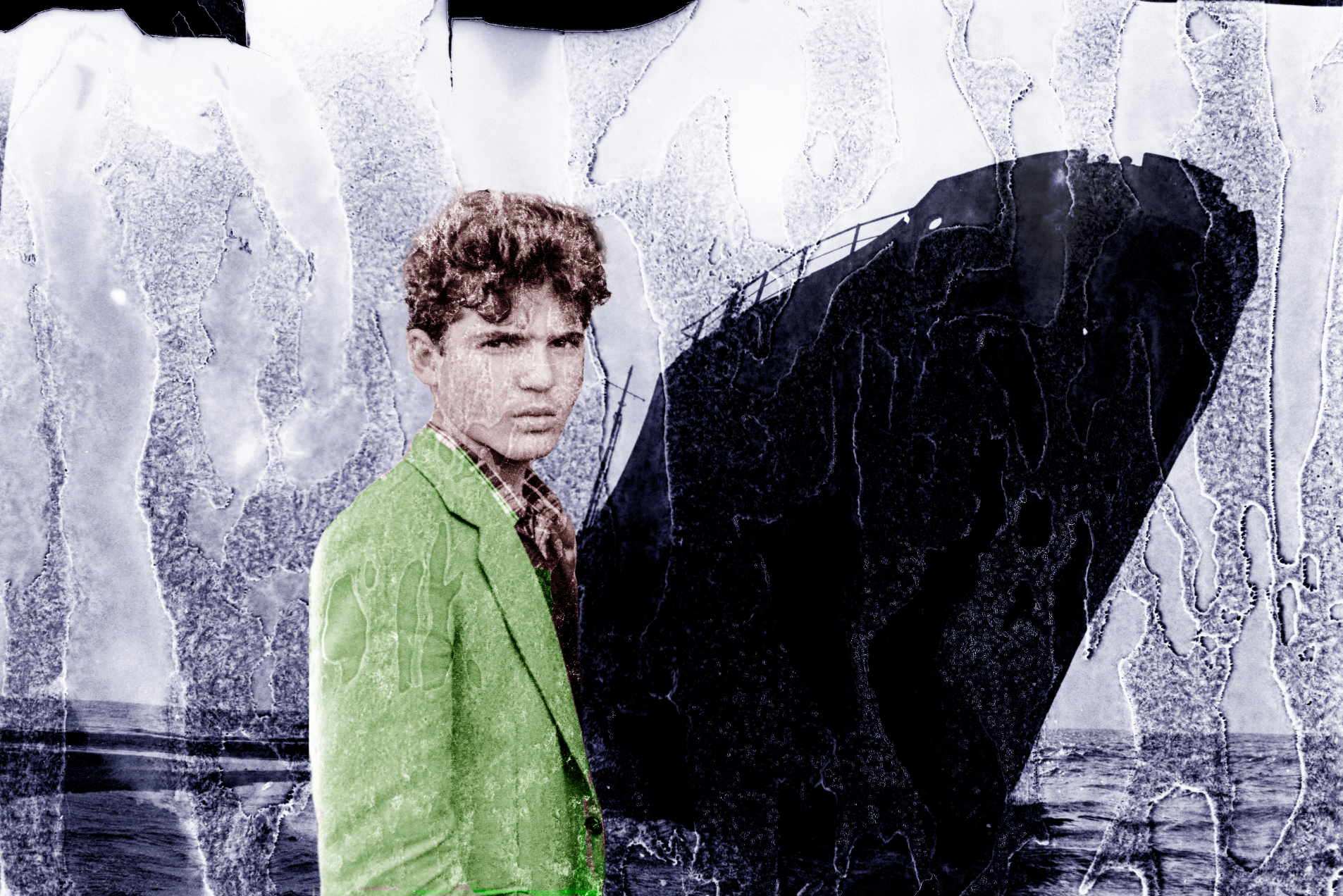 2 DON'T LOOK BACK AT THE BURNING HOUSE, Collages