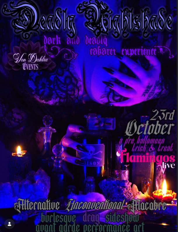 NEWCASTLE - Deadly Nightshade Dark Cabaret Show 